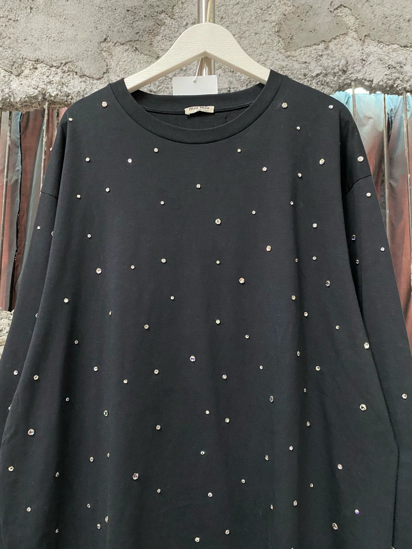 Miu Miu Miu Miu Crystal Long Sleeve Size S Size S / US 4 / IT 40 - 3 Thumbnail