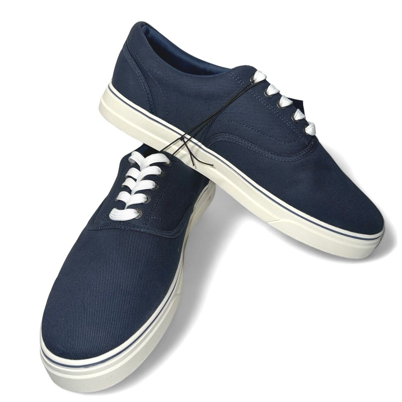 Chaps Chaps Navy Canvas Lace-up Sneakers ew Men’s 12M Size US 12 / EU 45 - 2 Thumbnail