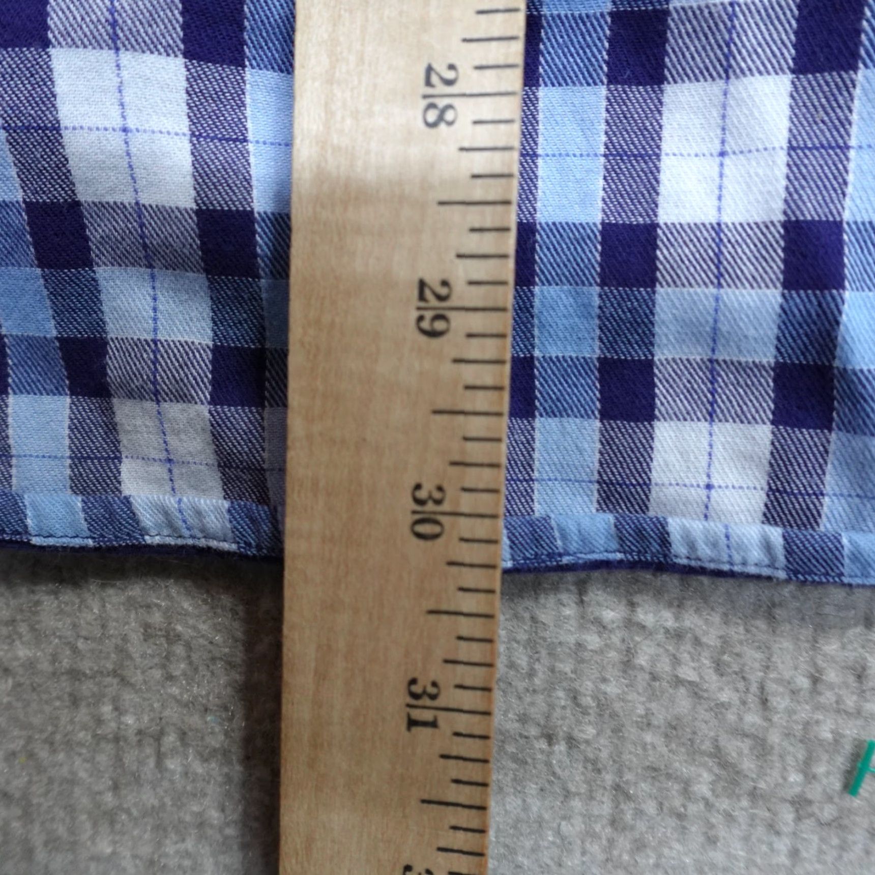 johnnie-O Johnnie O Shirt 2XL Blue Plaid Lined Flannel Shirt Mens Button-Up Long Sleeve Collared Size US XXL / EU 58 / 5 - 5 Thumbnail