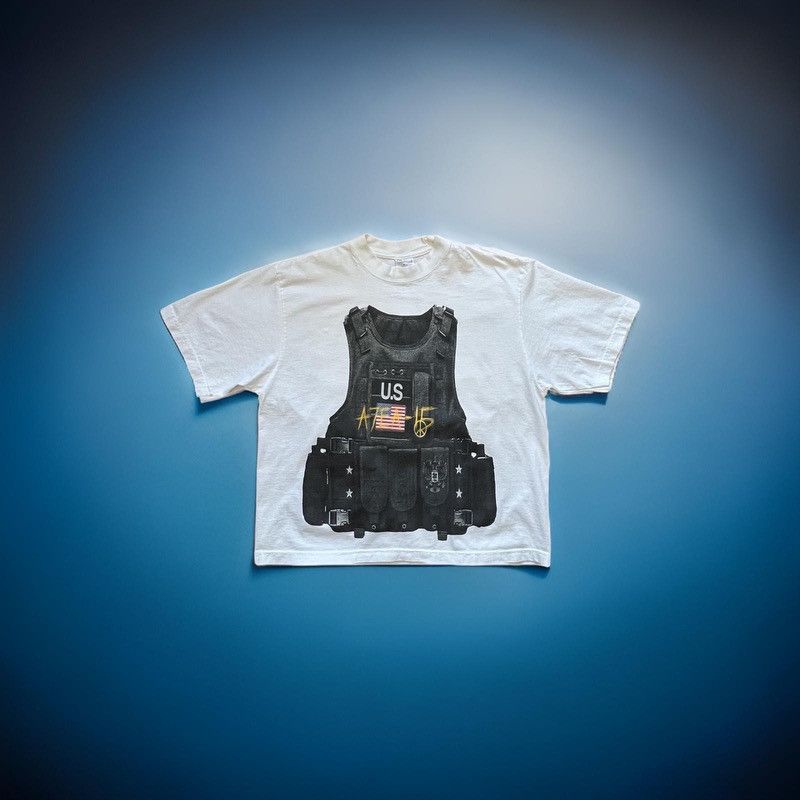 Vintage A7EA-15 Bulletproof Oversized Cropped “THE444WAY” Tee Size US S / EU 44-46 / 1 - 1 Thumbnail