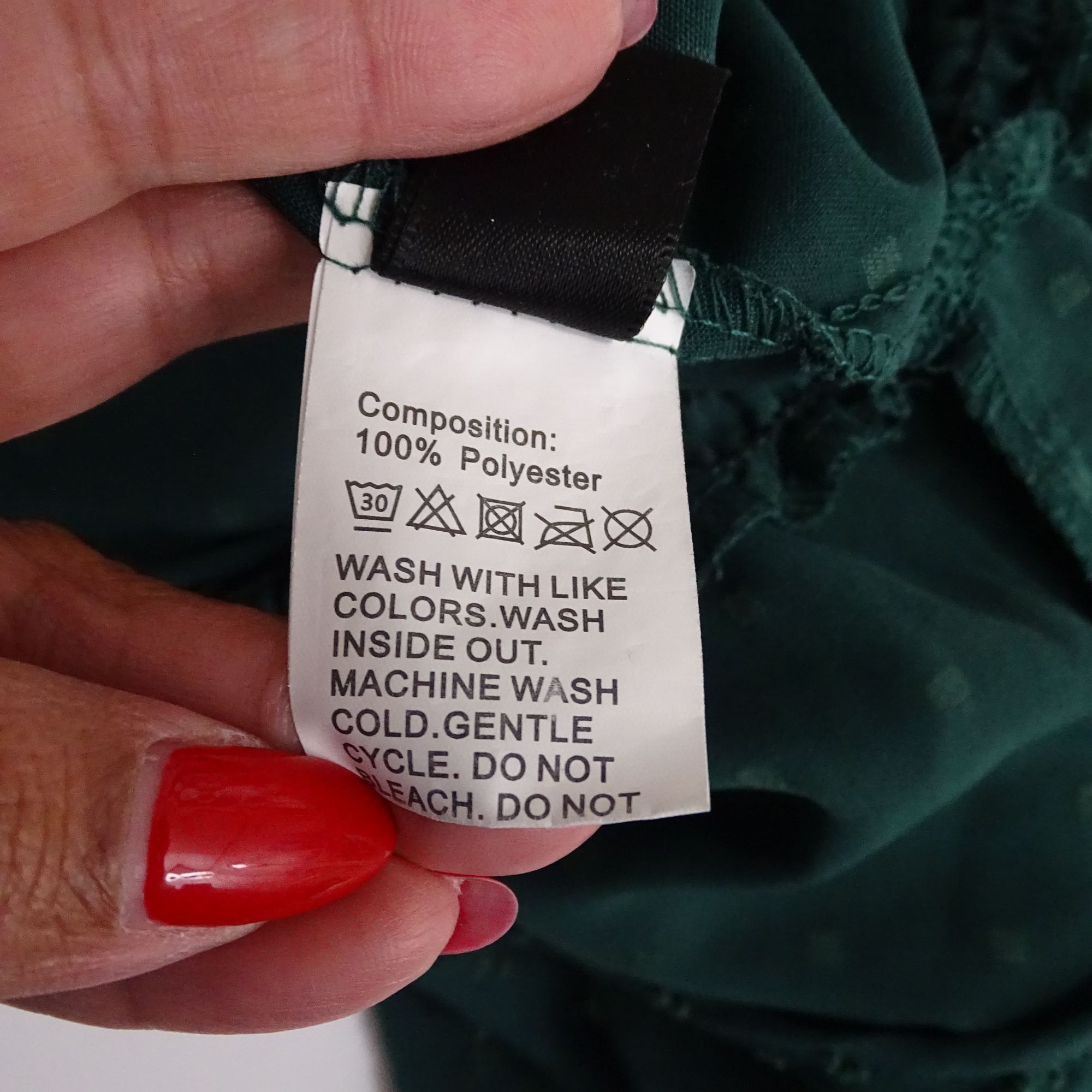 Shein Shein Green Swiss Dot Ruffle Tiered Fit & Flare Dress Size 4 Size S / US 4 / IT 40 - 6 Thumbnail