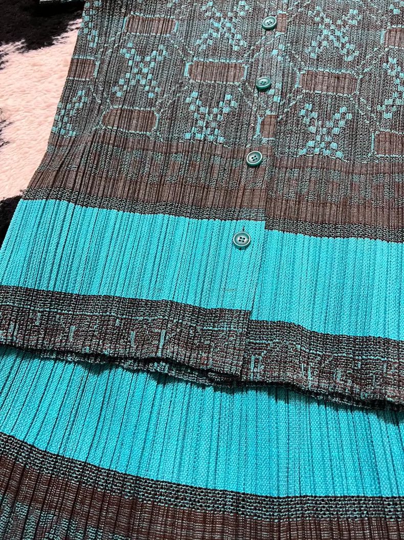 Issey Miyake Issey Miyake size:3 Pleated short-sleeved cardigan Size M / US 6-8 / IT 42-44 - 4 Thumbnail
