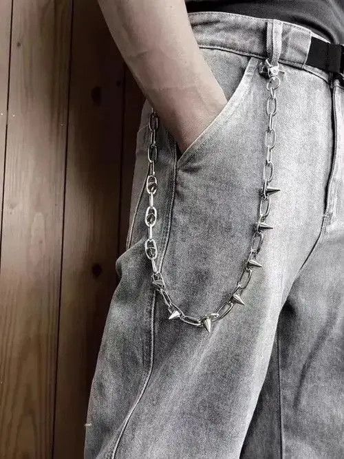 Other Goth Punk Pants Jeans Bike Riding Wallet Keychain Size ONE SIZE - 7 Thumbnail