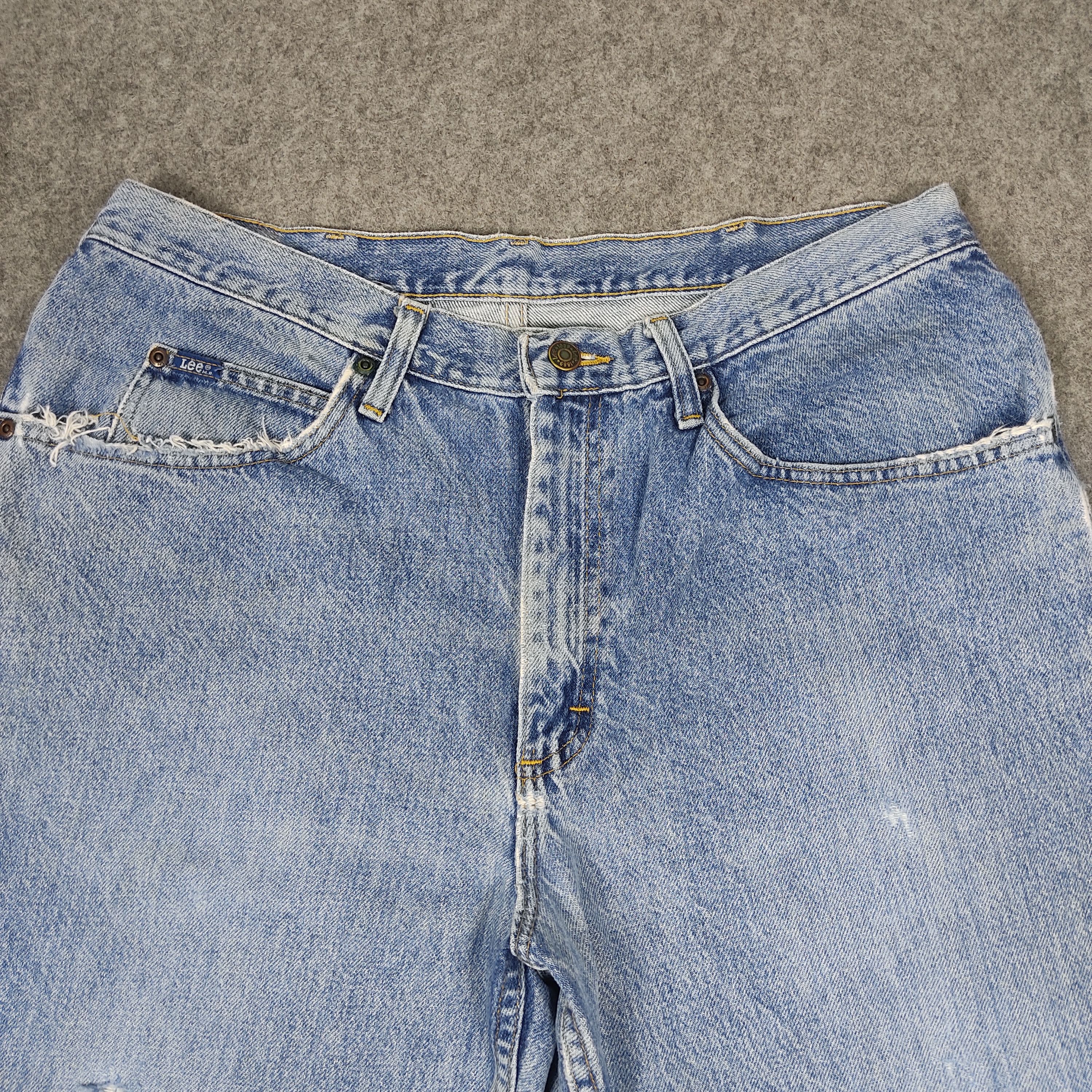 Lee × Vintage 90s Vintage Lee Blue Light Wash Jeans L505 Size US 36 / EU 52 - 2 Thumbnail