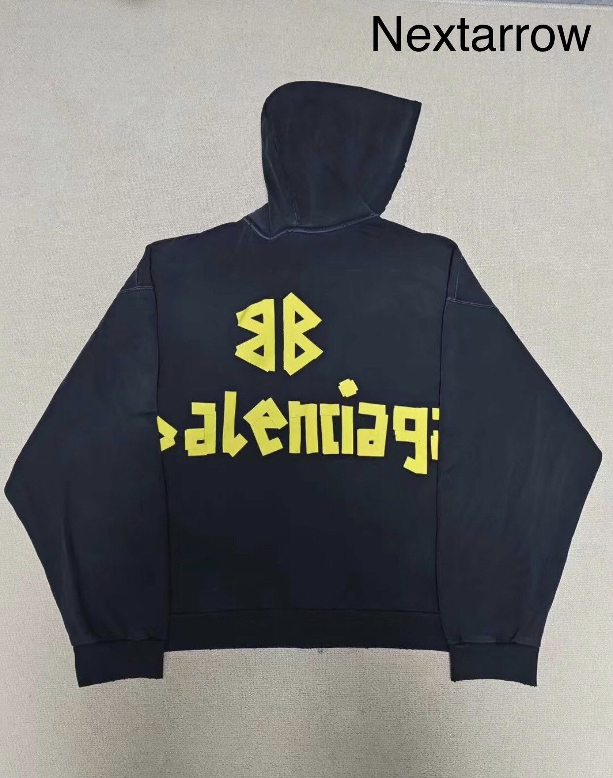 Balenciaga Balenciaga 23fw tape, adhesive tape, used hooded jacket Size US XS / EU 42 / 0 - 1 Thumbnail