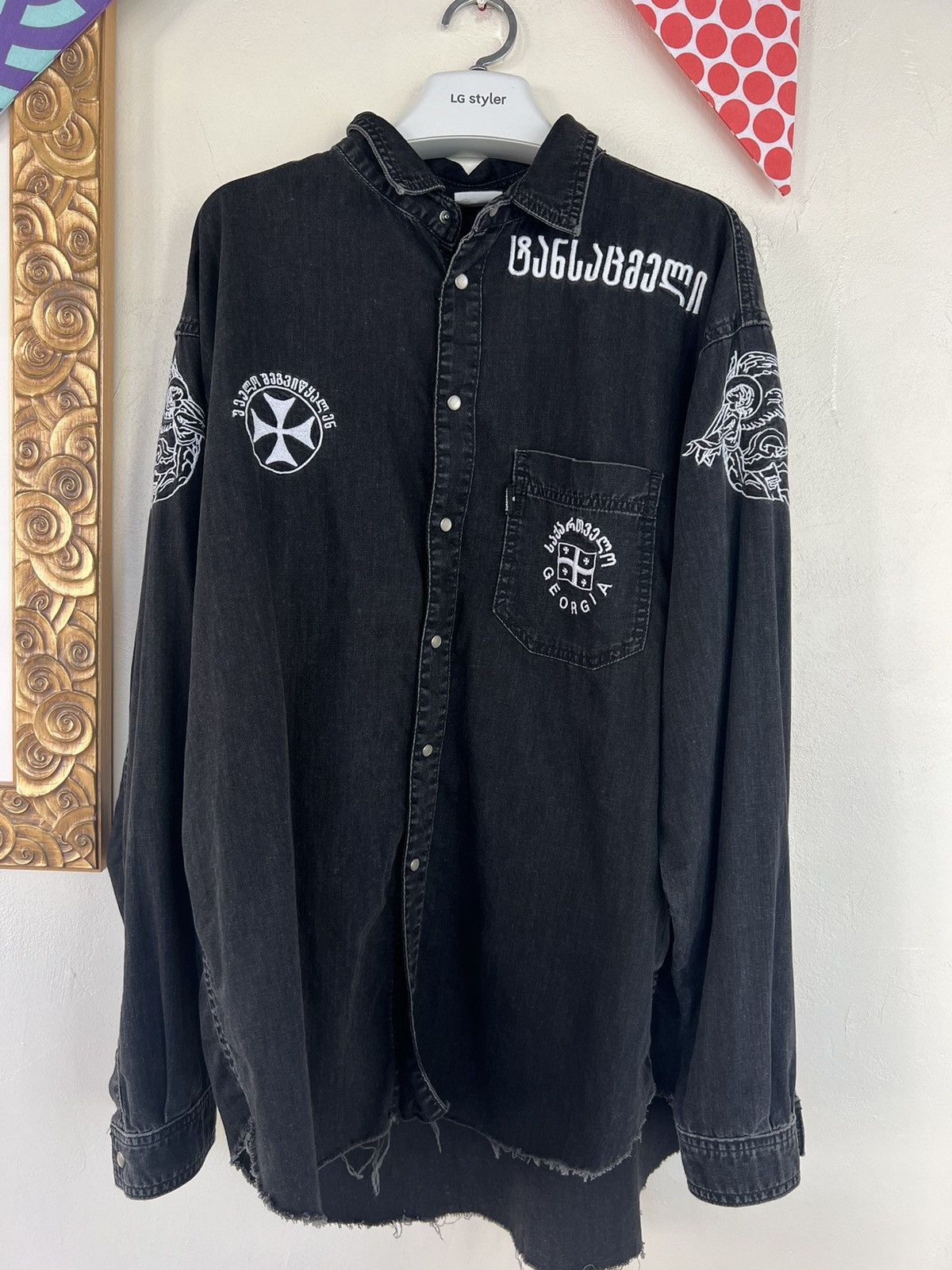 Vetements 19ss vetements x levis denim shirts | Grailed