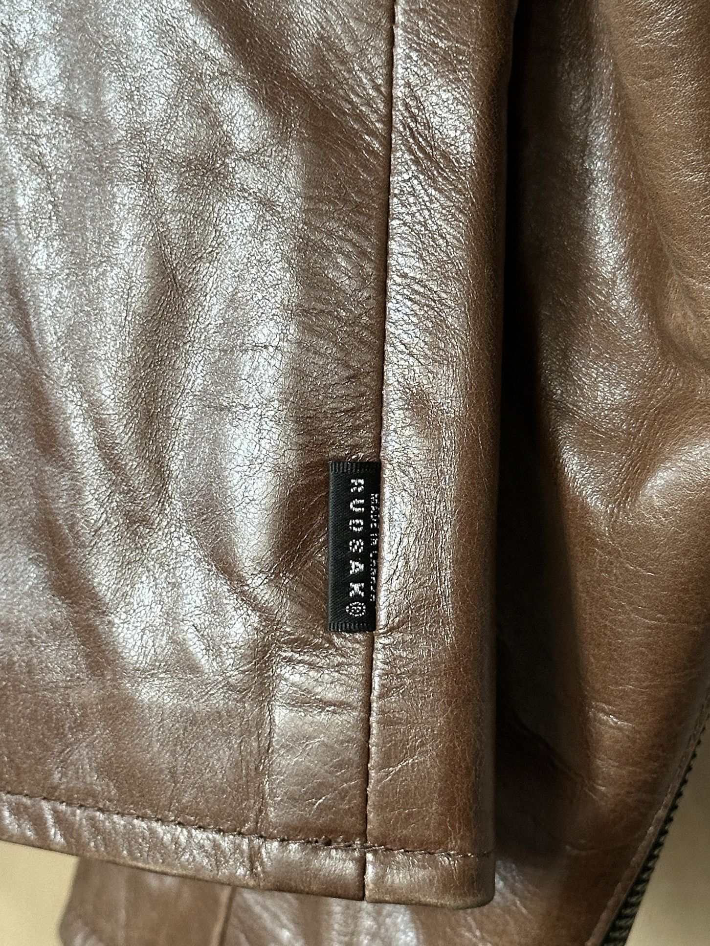 Rudsak Rudsak Dark Brown Motorcycle Leather Jacket Size US L / EU 52-54 / 3 - 5 Thumbnail
