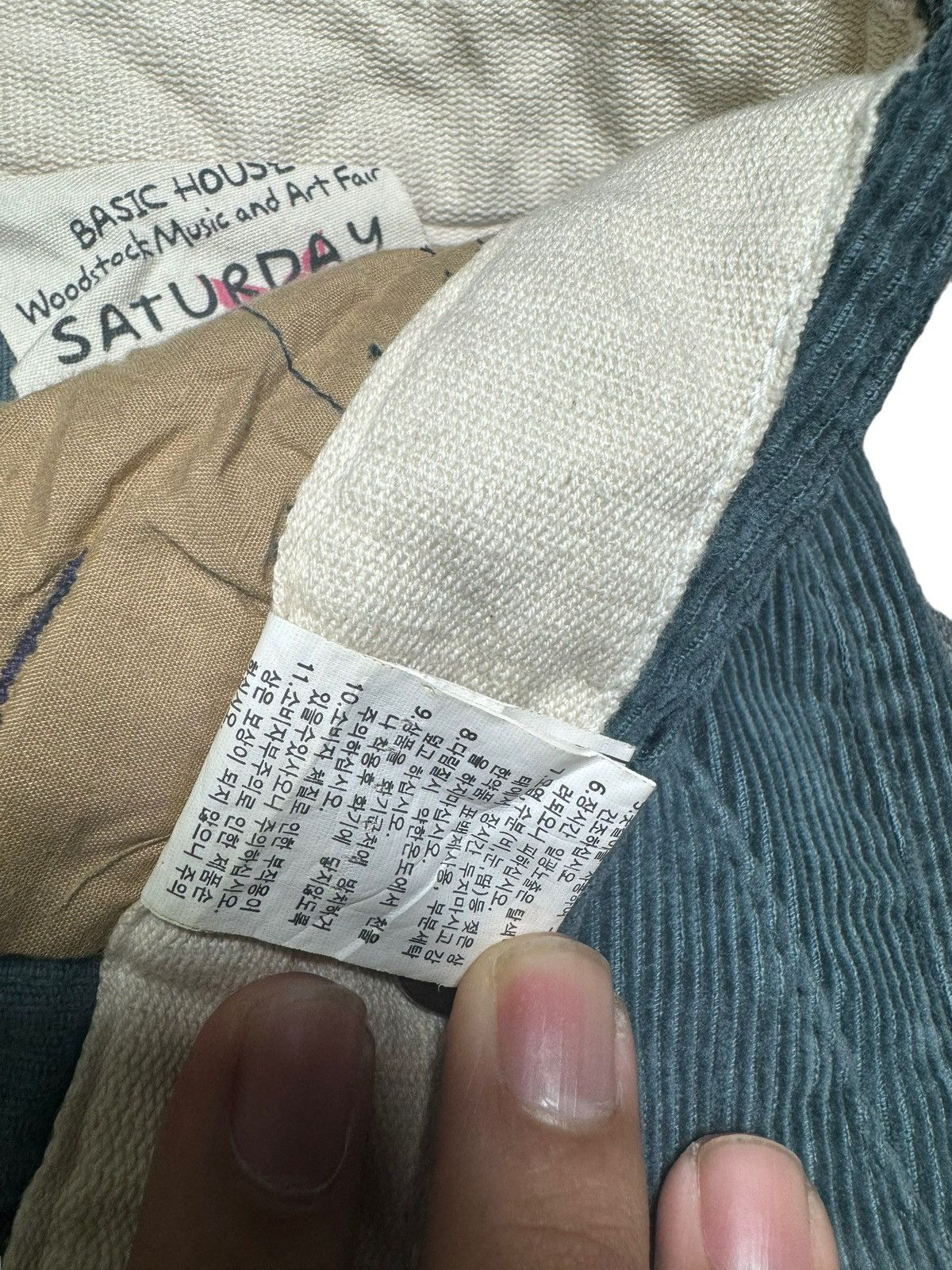 Vintage VINTAGE HENDRIX BASIC HOUSE WOODSTOCK CORDUROY PANTS Size US 34 / EU 50 - 9 Thumbnail