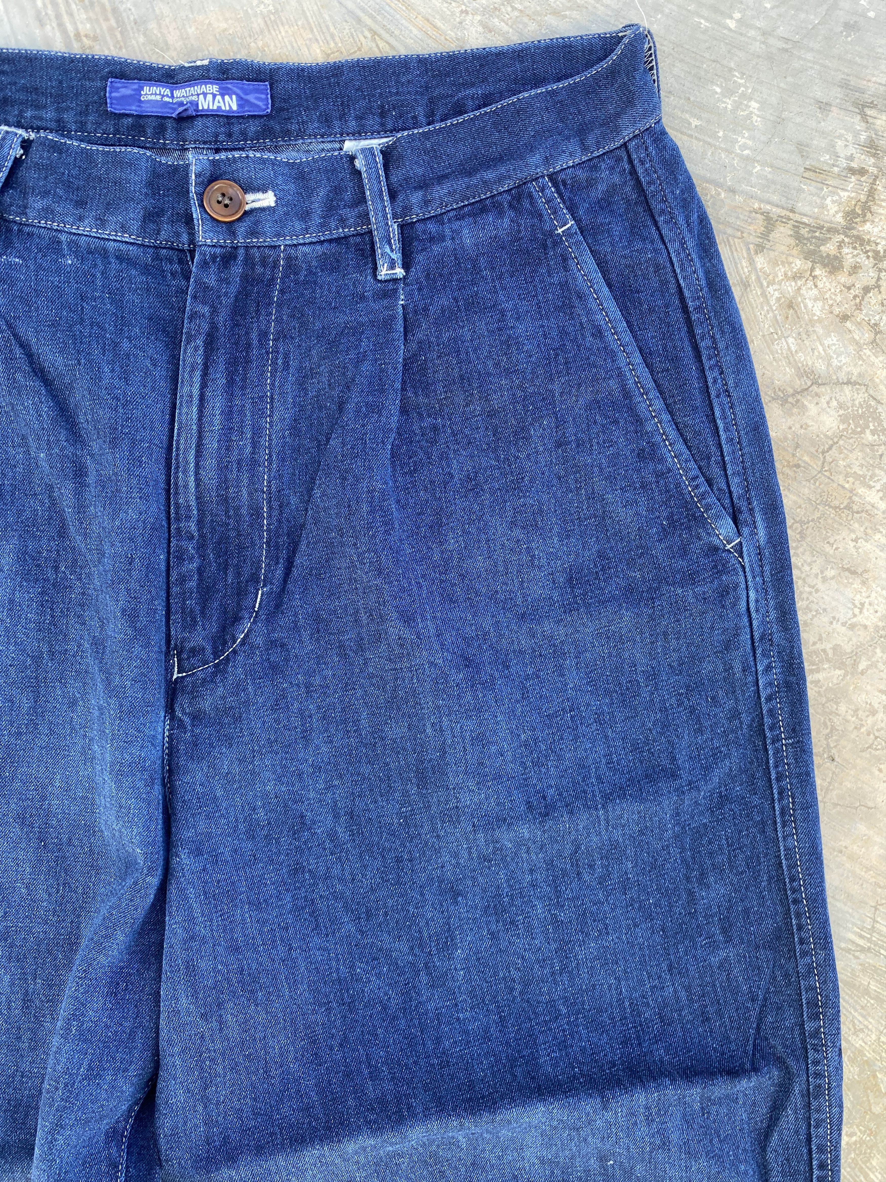 Comme des Garcons × Junya Watanabe Comme des Garcons MAN Indigo Pants Size US 33 - 3 Thumbnail