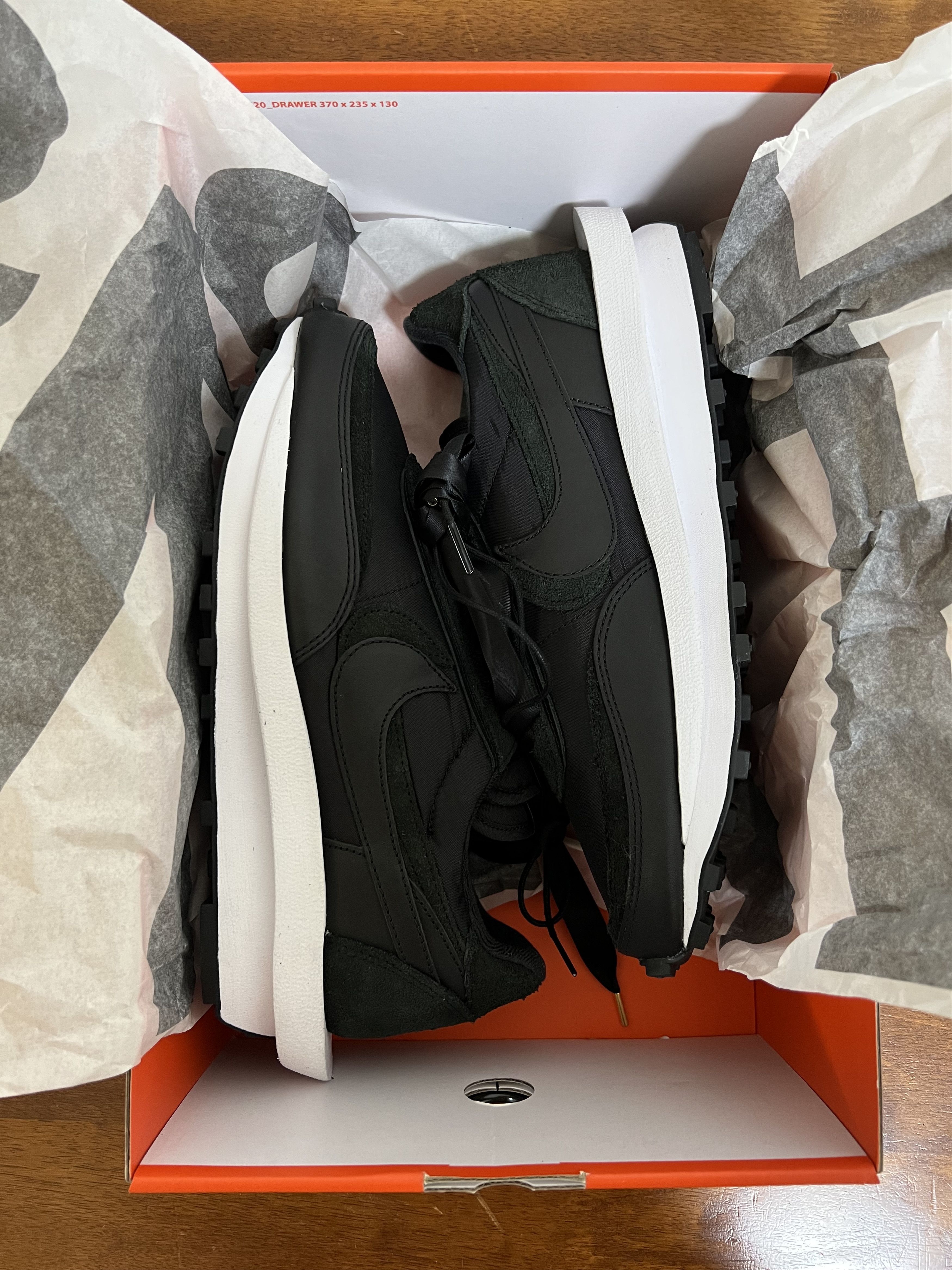 Nike × Sacai 💚 2020 Sacai x Nike LD Waffle Black/Black US 11 NEW Size US 11 / EU 44 - 11 Thumbnail