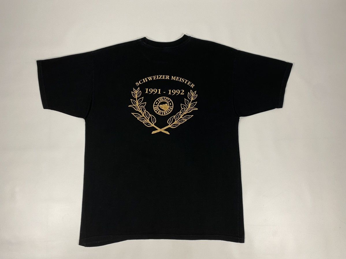 NHL LASTDROP🔥 1991 1992 SC Bern Schweizer Meister T-shirt Hockey Size US XL / EU 56 / 4 - 10 Thumbnail