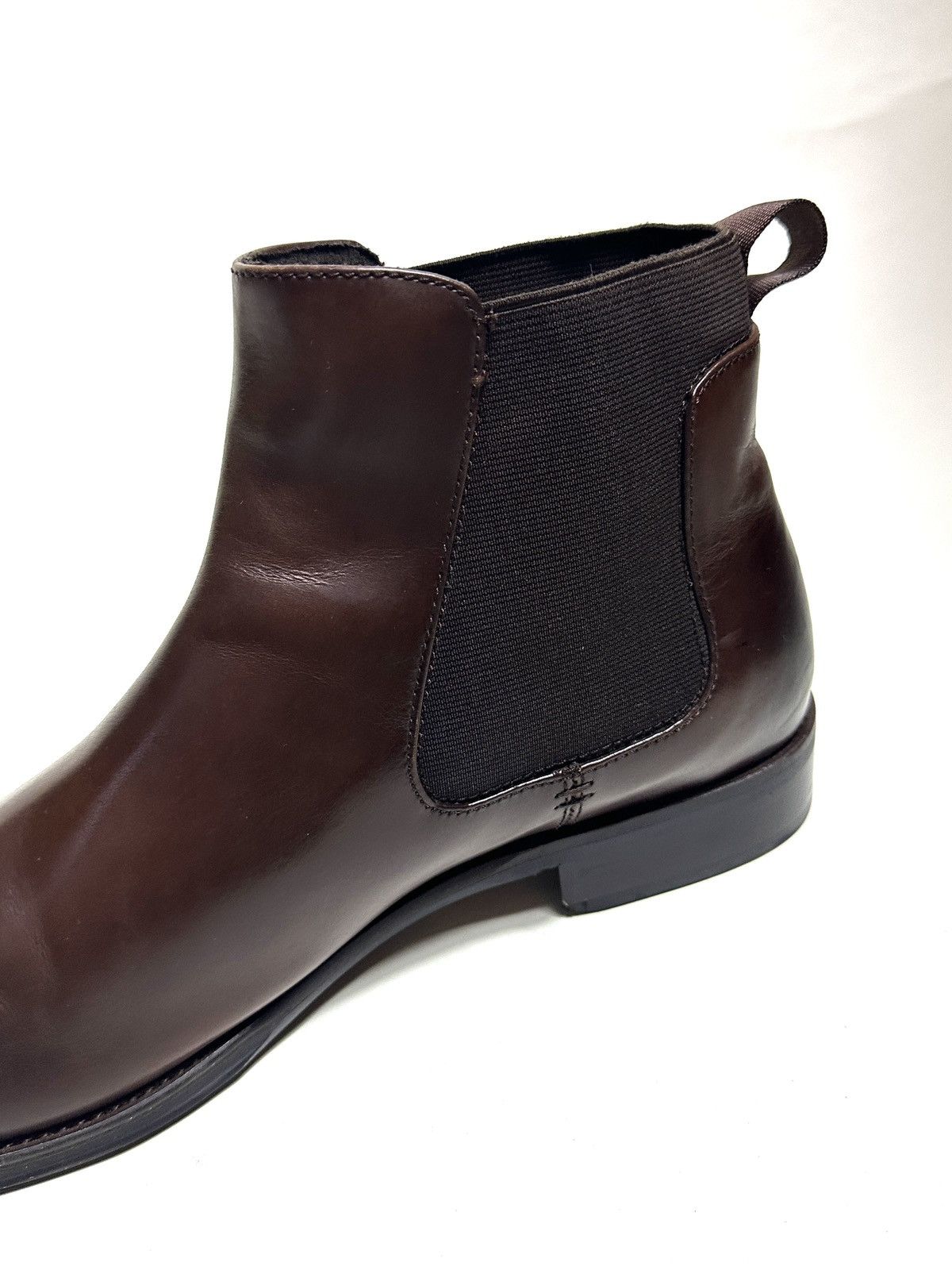 Kenneth Cole Kenneth Cole New York Mens Tully Leather Chelsea Boots Brown Size US 11.5 / EU 44-45 - 5 Thumbnail