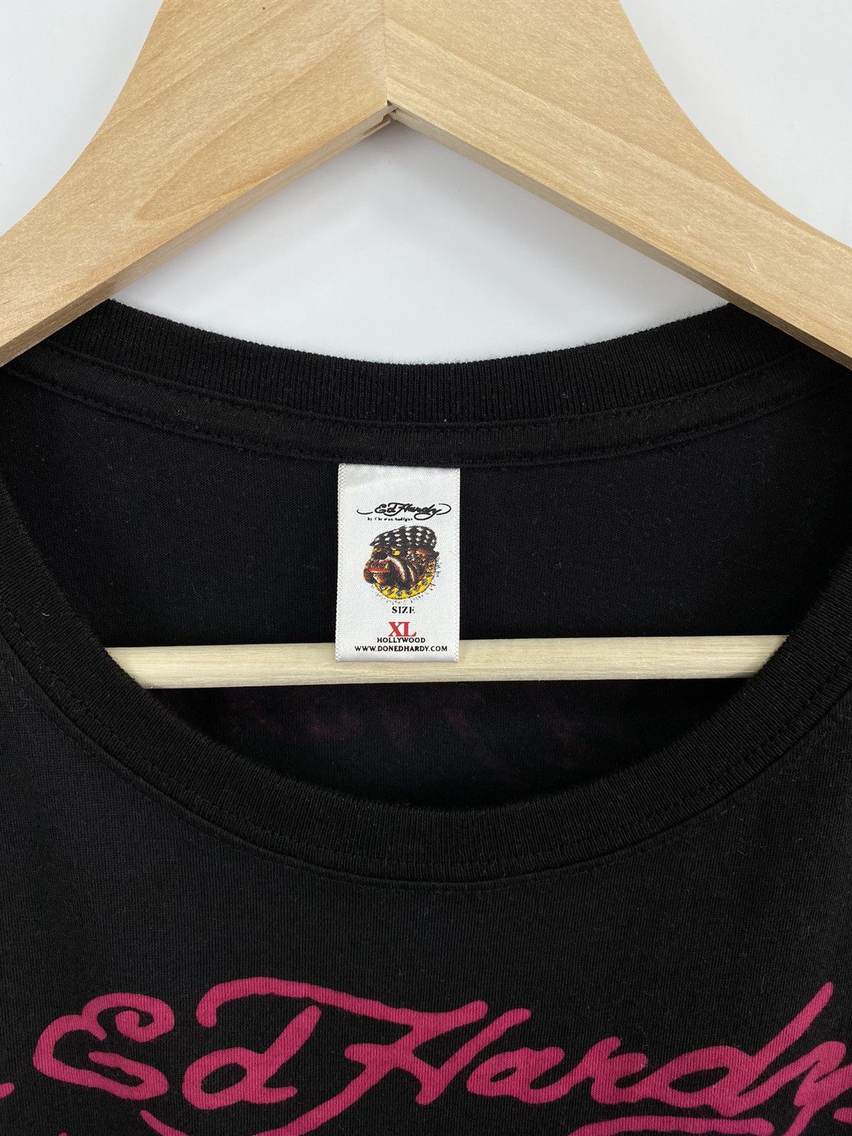 Ed Hardy 🇺🇸 Vintage Ed Hardy Christian Audigier Y2K T-Shirt Rare Retro Size L / US 10 / IT 46 - 5 Thumbnail