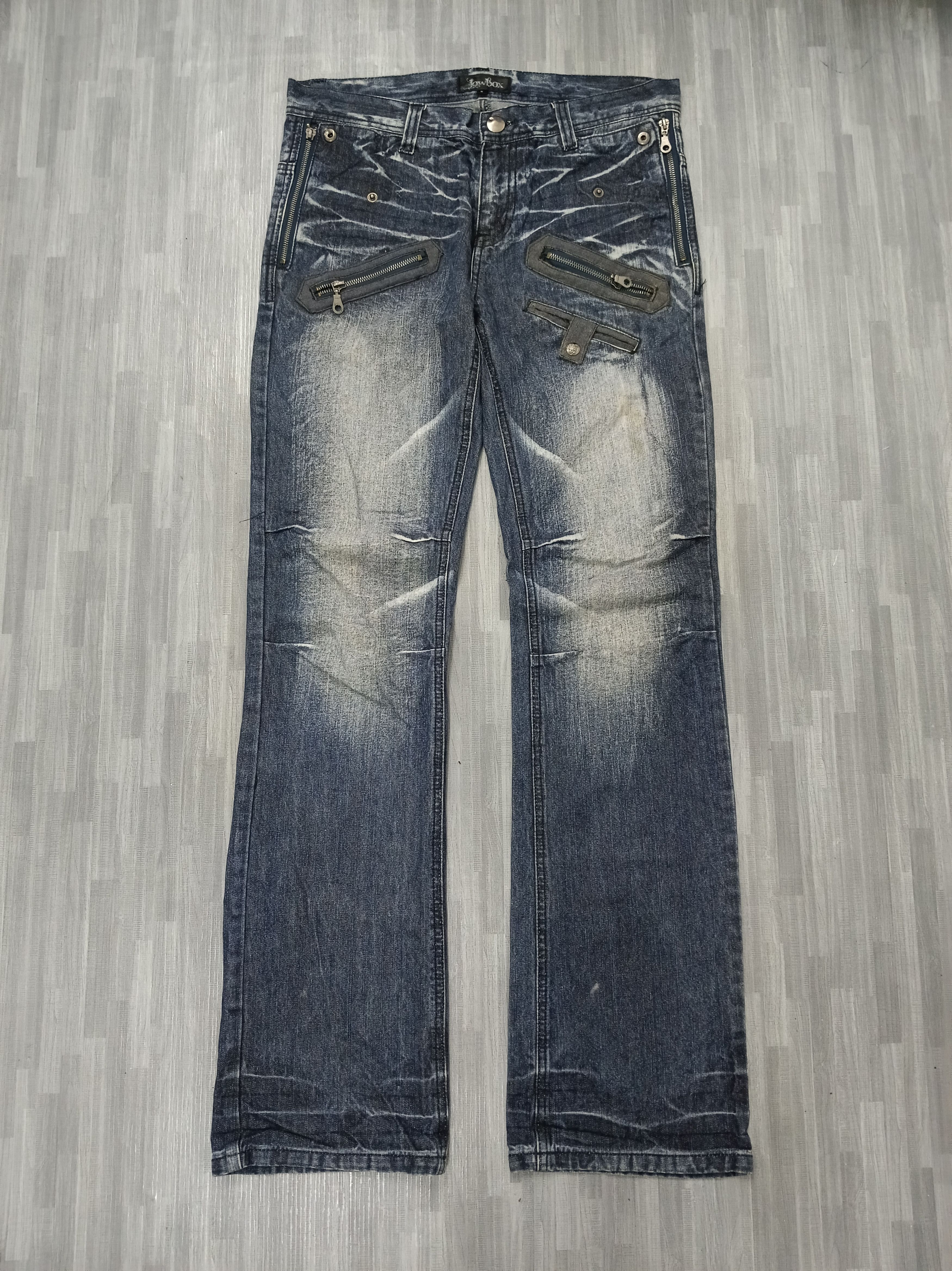 LOWBOX SICK WASHED LOWBOX TACTICAL DENIM PANTS Size US 33 - 2 Thumbnail