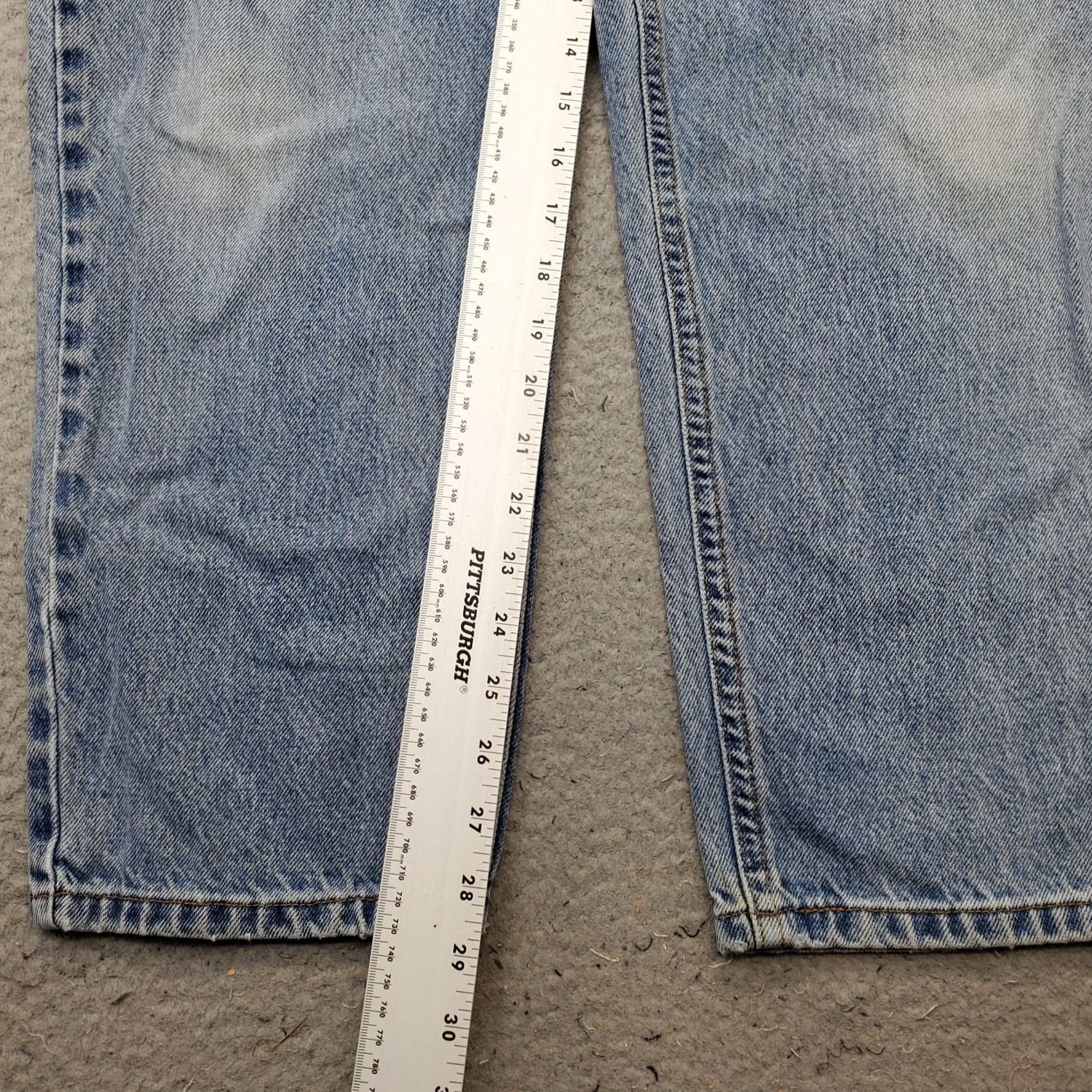 Calvin Klein Calvin Klein Jeans Mens 34 Blue Denim Straight Leg Americana Streetwear Shirt Size US 34 / EU 50 - 4 Thumbnail