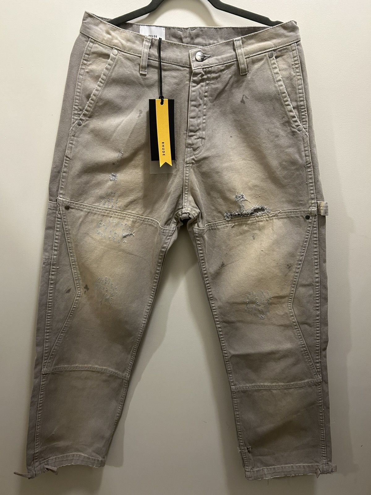 Rhude Rhude Reza Double Knee pants Size US 34 / EU 50 - 1 Thumbnail