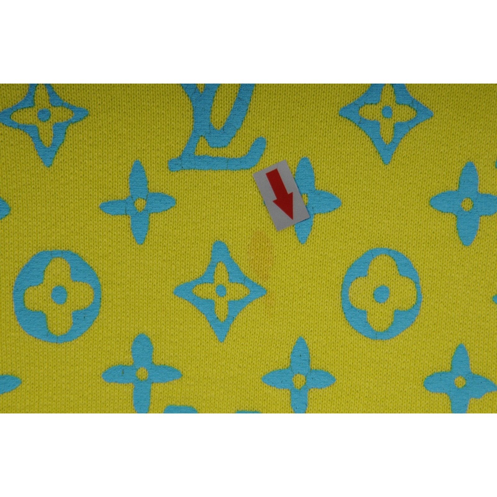Louis Vuitton Monogram Sweater Neon Yellow Size US L / EU 52-54 / 3 - 4 Thumbnail