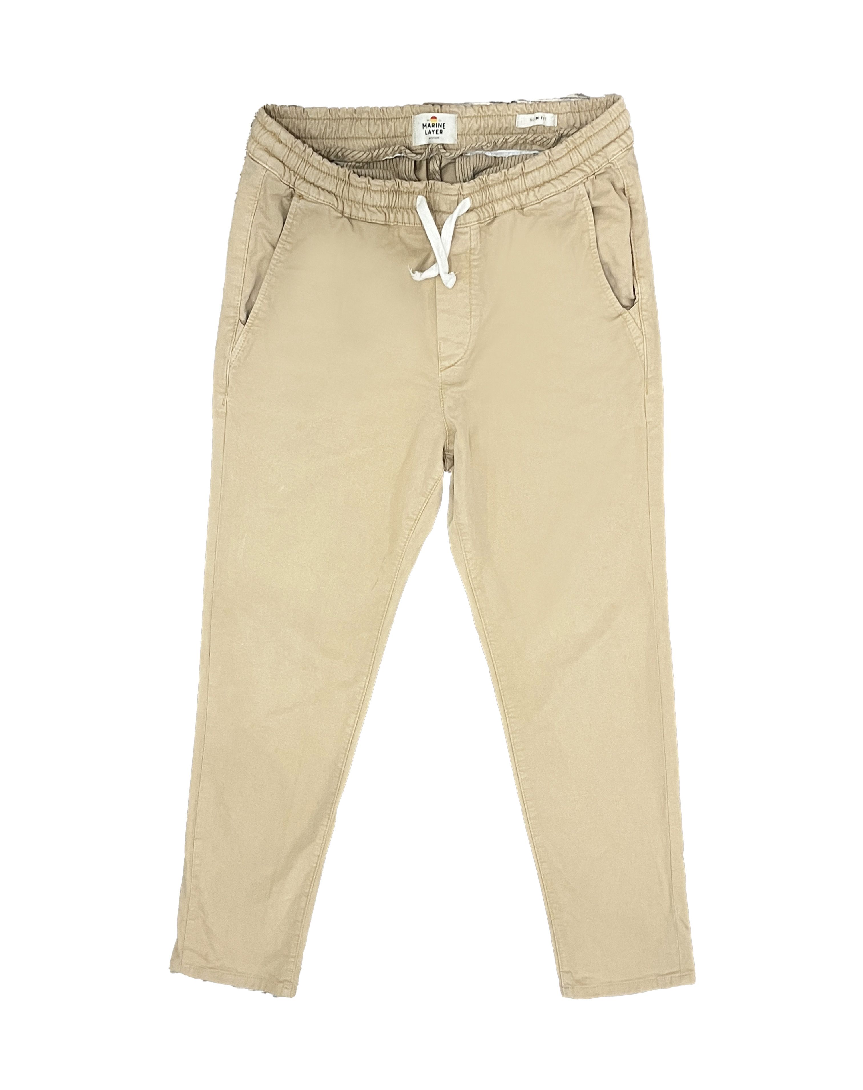 Marine Layer Marine Layer Faded Khaki Athletic Fit Saturday Pant Size US 32 / EU 48 - 6 Thumbnail