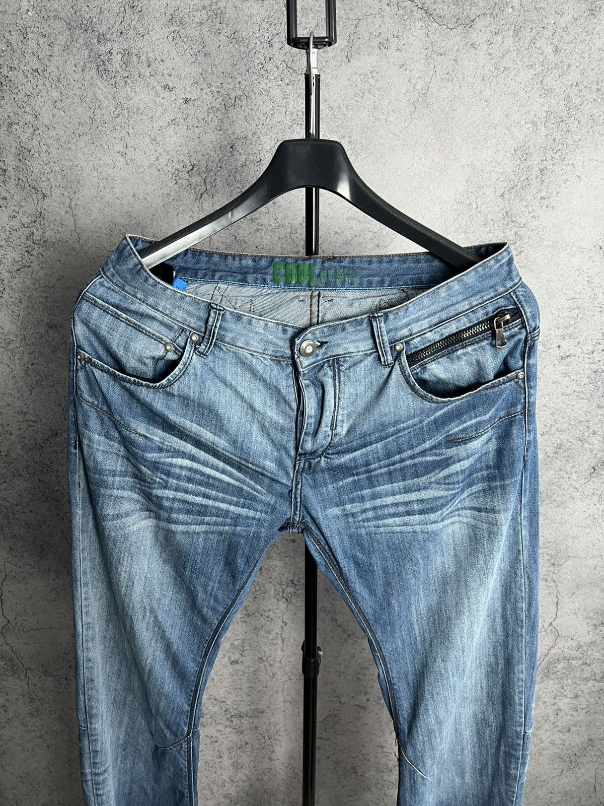 Other Y2K Jeans Crazy Fit Denim Pants 2000s Slim Size US 34 / EU 50 - 3 Thumbnail