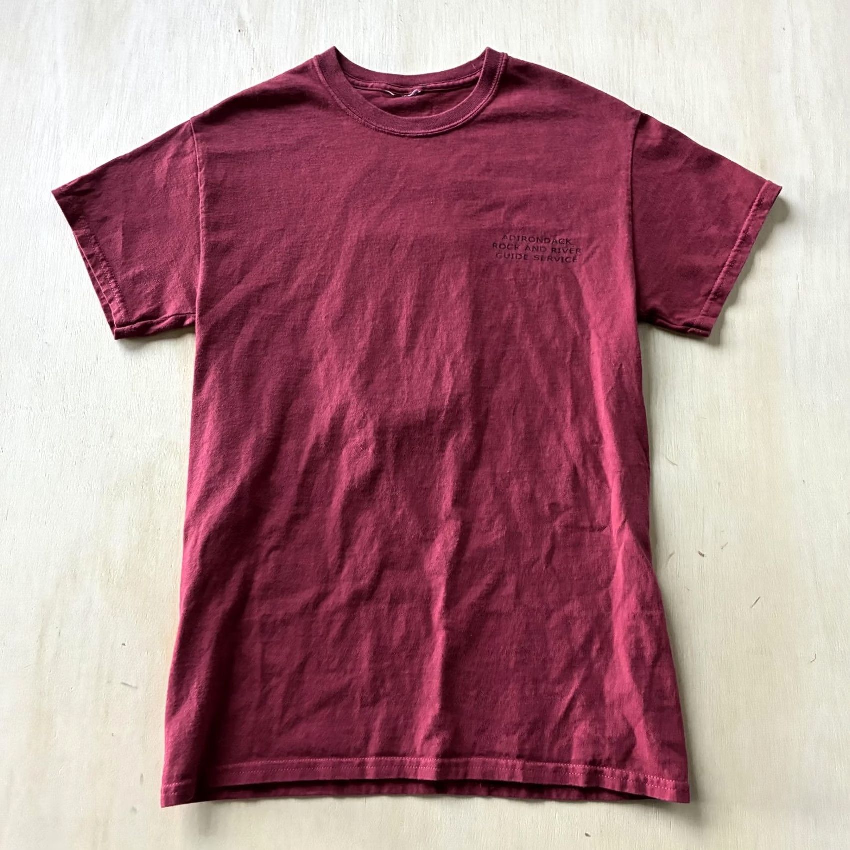 Vintage Rock And River Shirt Mens Small Red Adirondack Guide Service Hiking Tee T-Shirt Size US S / EU 44-46 / 1 - 2 Thumbnail