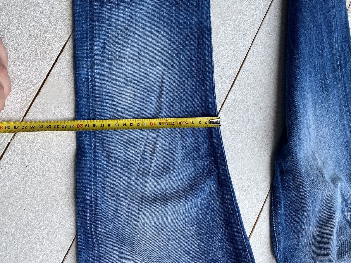G-Star × Vintage VNTG G Star Raw Blue Gothic Avant Garde Blue Straight Jeans Size US 30 / EU 46 - 12 Thumbnail