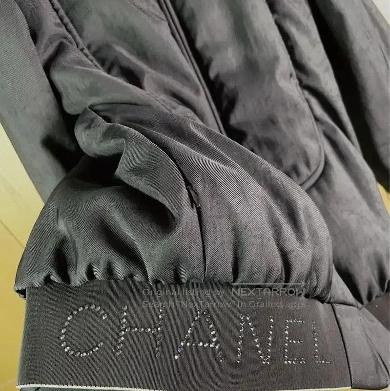 Chanel Chanel Black Nylon Cropped Jacket . Size S / US 4 / IT 40 - 5 Thumbnail