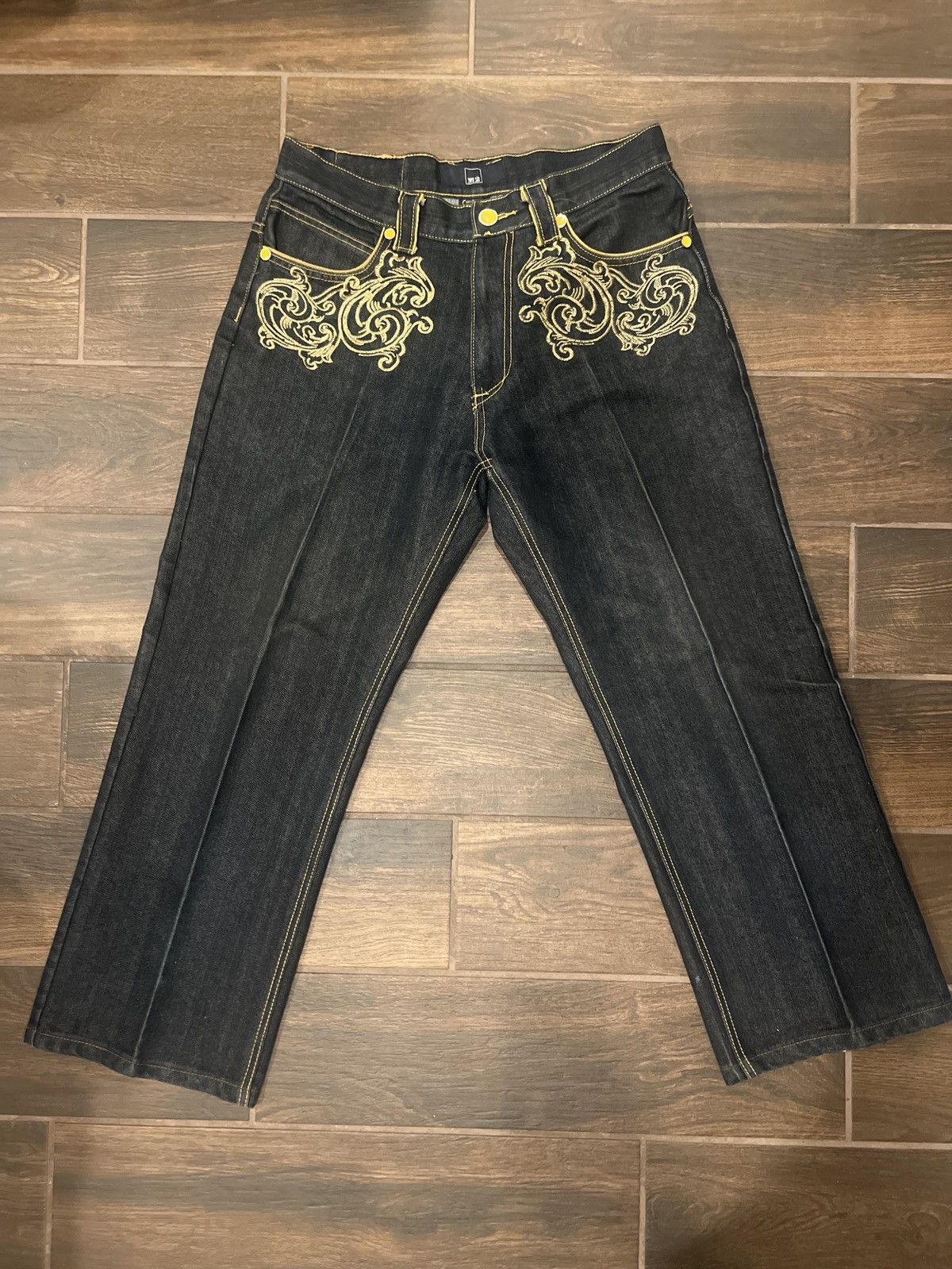 Rare × Streetwear × Vintage 34 X 32 M2 DESIGN JEAN Y2K Rare × Streetwear × Vintage 34 X 32 M2 DESIGN JEAN Y2K