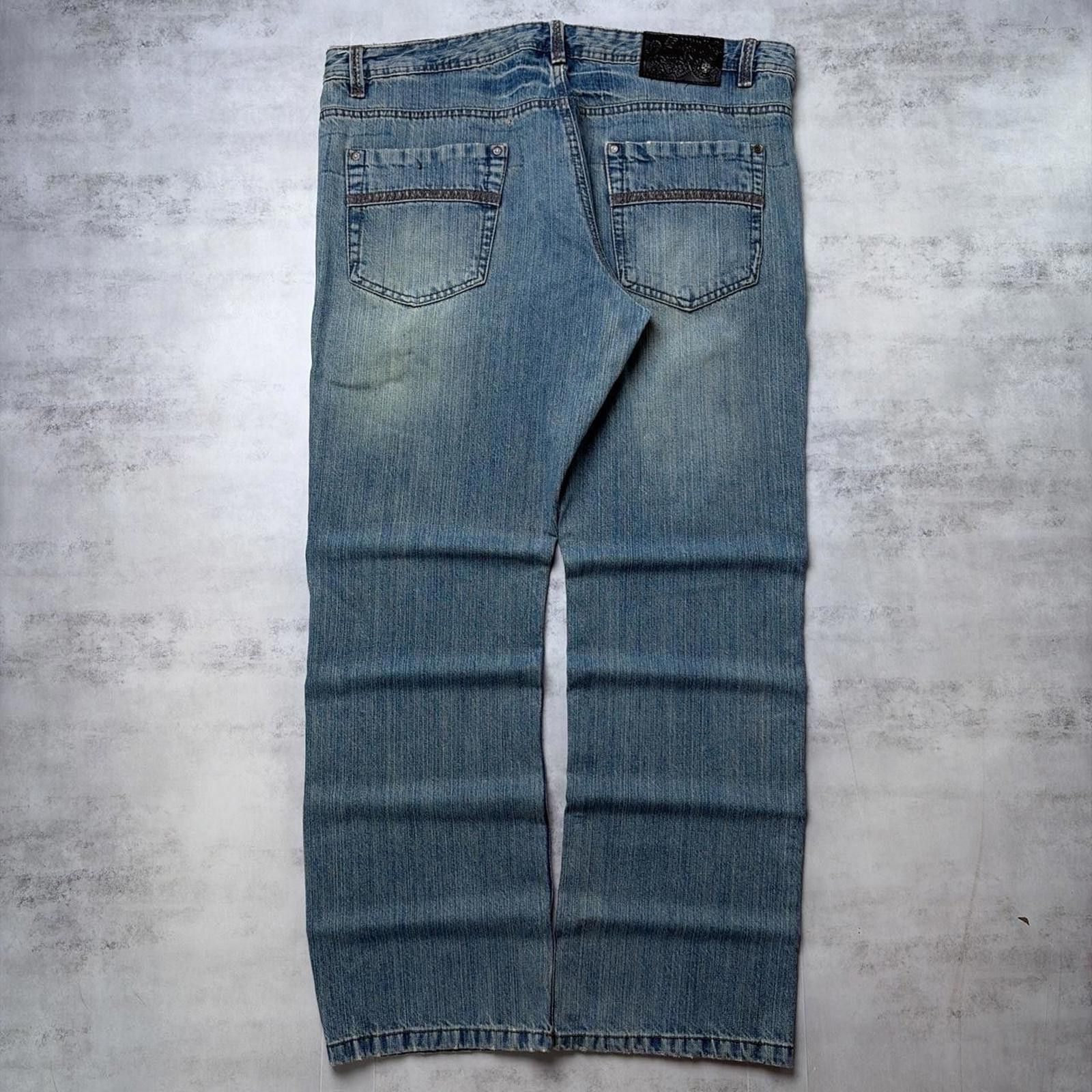 Other Y2K Blue Surplus Grunge Baggy Skater Faded Denim Jeans Size US 38 / EU 54 - 1 Thumbnail