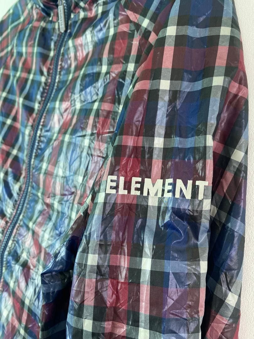 Element × Vintage Rare ELEMENT skateboard dobby check shell jacket Size US M / EU 48-50 / 2 - 4 Thumbnail