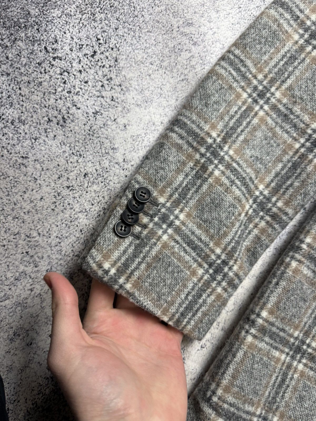 Suitsupply Suitsupply Men’s Havana HL Check Wool Alpaca Blend Size 42R - 10 Thumbnail