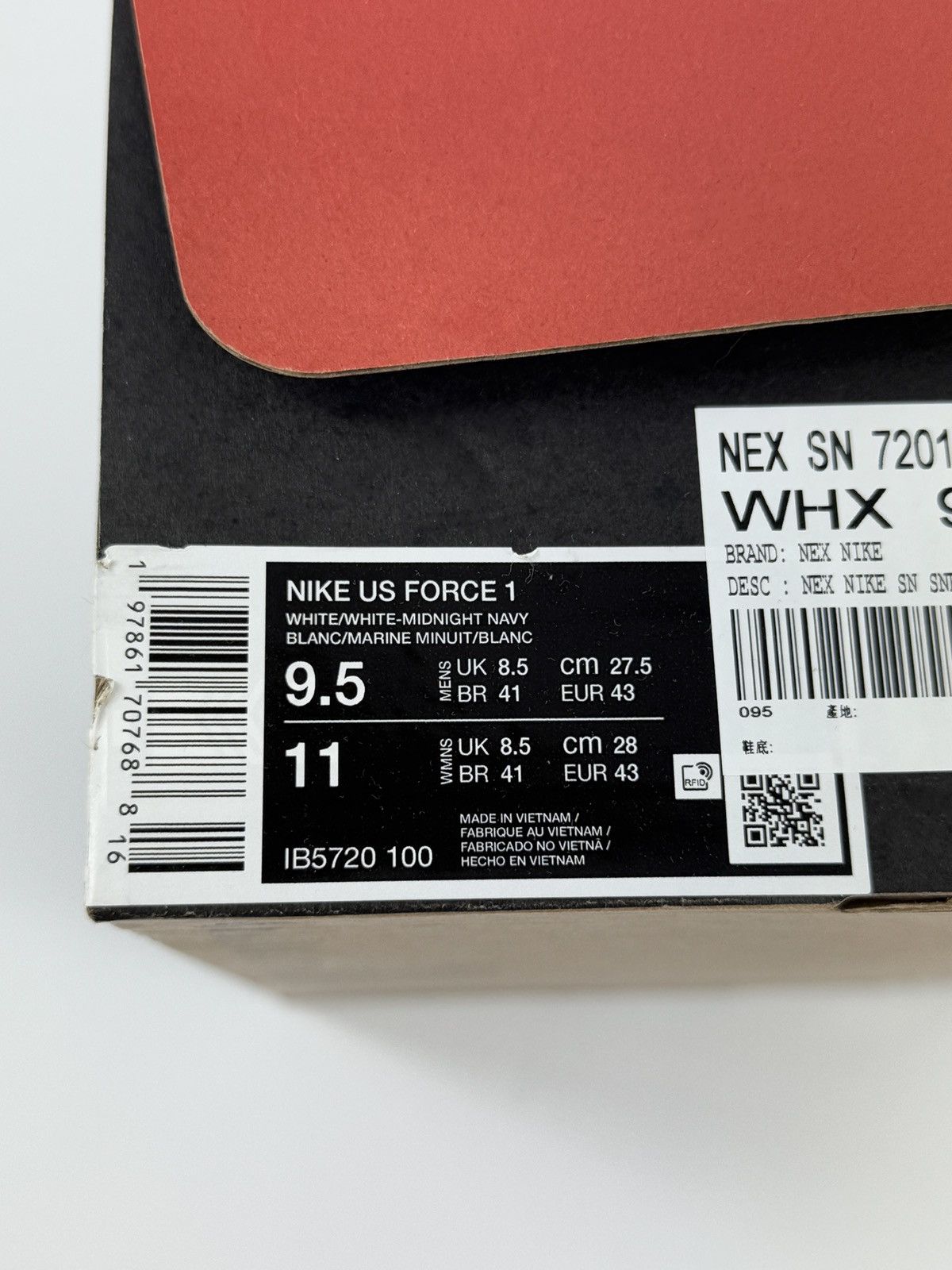 Lil Yachty × Nike NIKE US FORCE 1 SNEAKERS Size US 9.5 / EU 42-43 - 13 Thumbnail