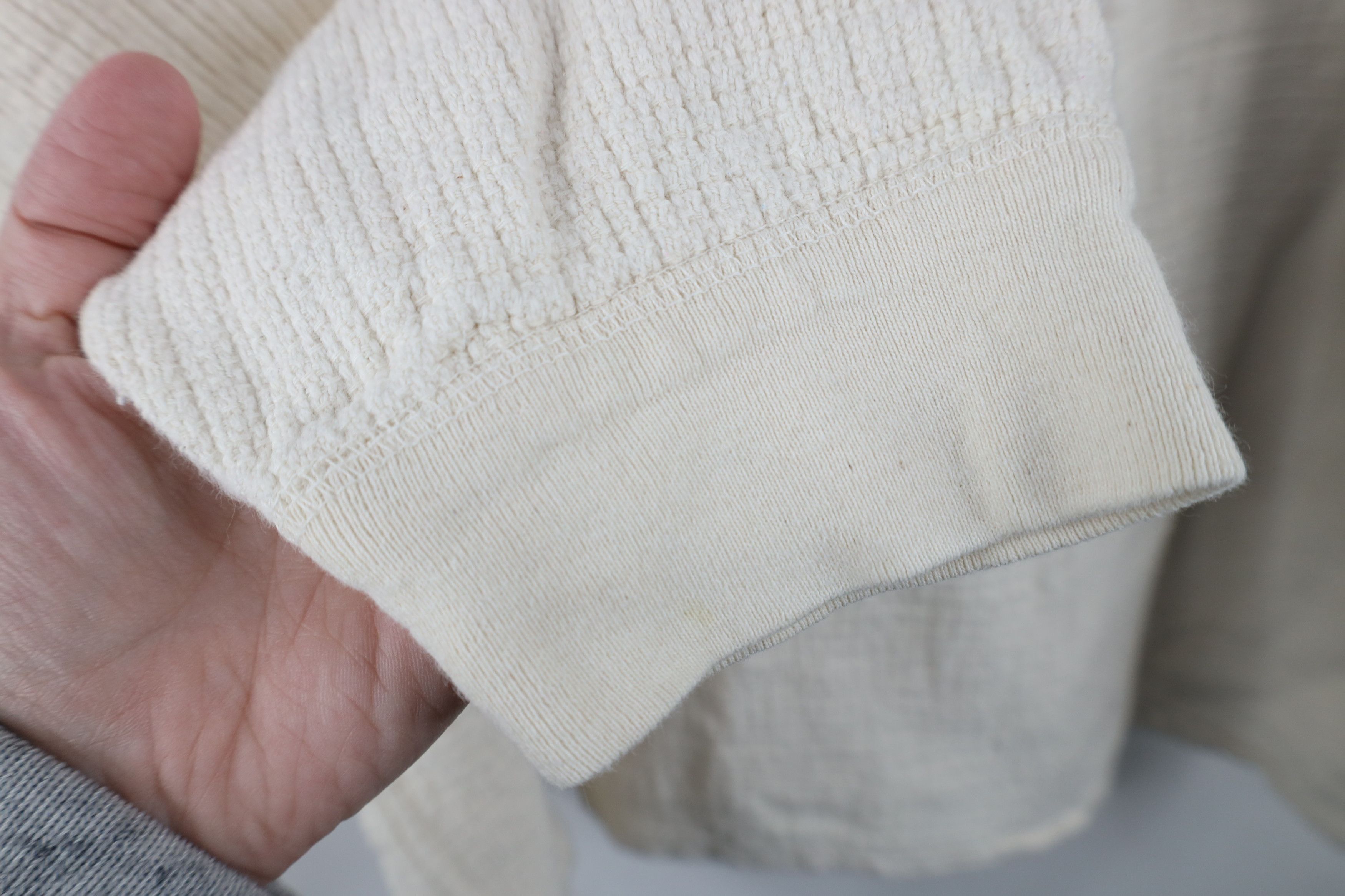 Vintage Vintage 90s Country Farmhouse Cotton Weave Knit Sweater USA Size XXL / US 16-18 / IT 52-54 - 7 Thumbnail