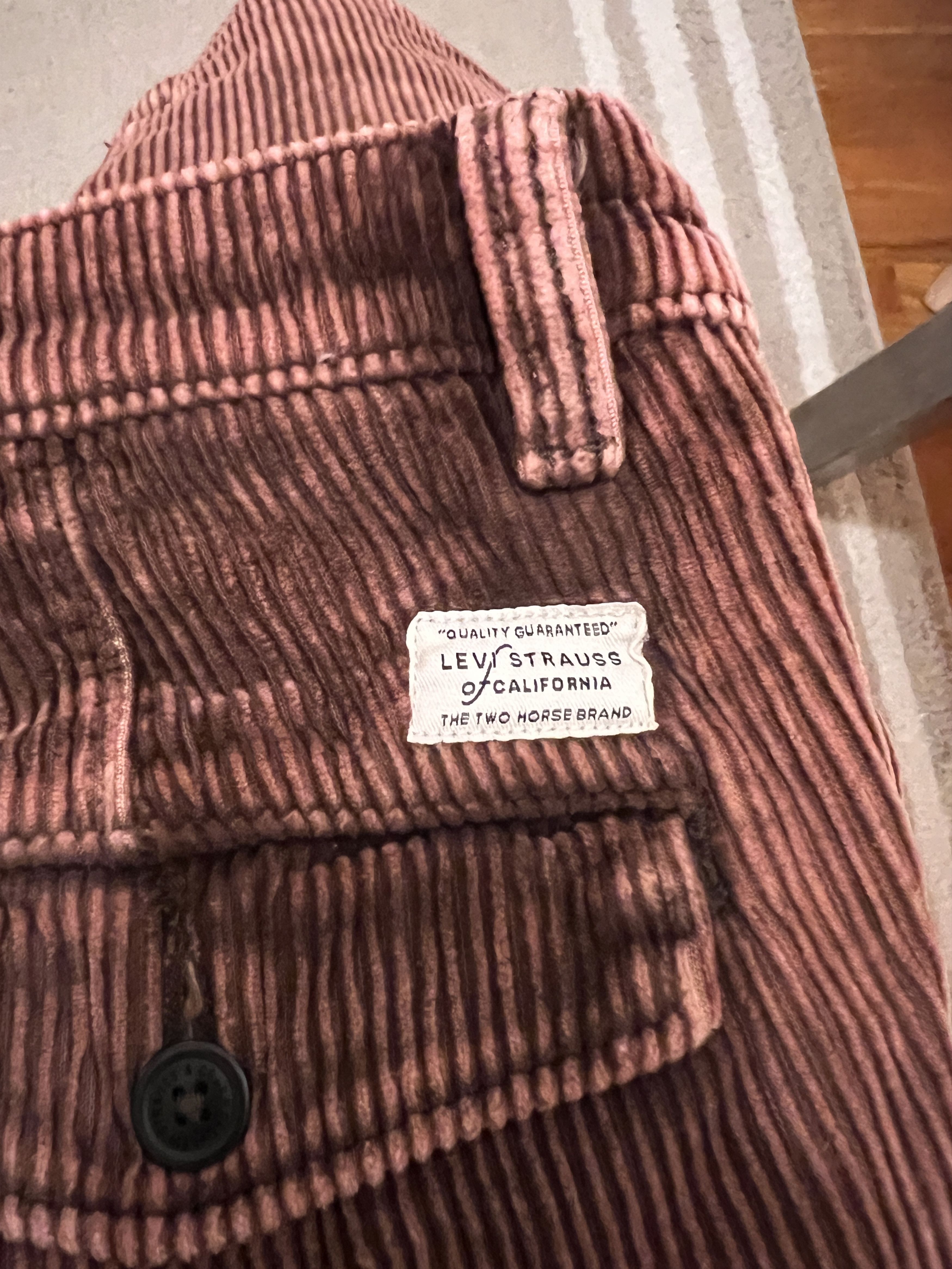 Levi's XX Chino Authentic Straight Fit Corduroy Size US 32 / EU 48 - 4 Thumbnail