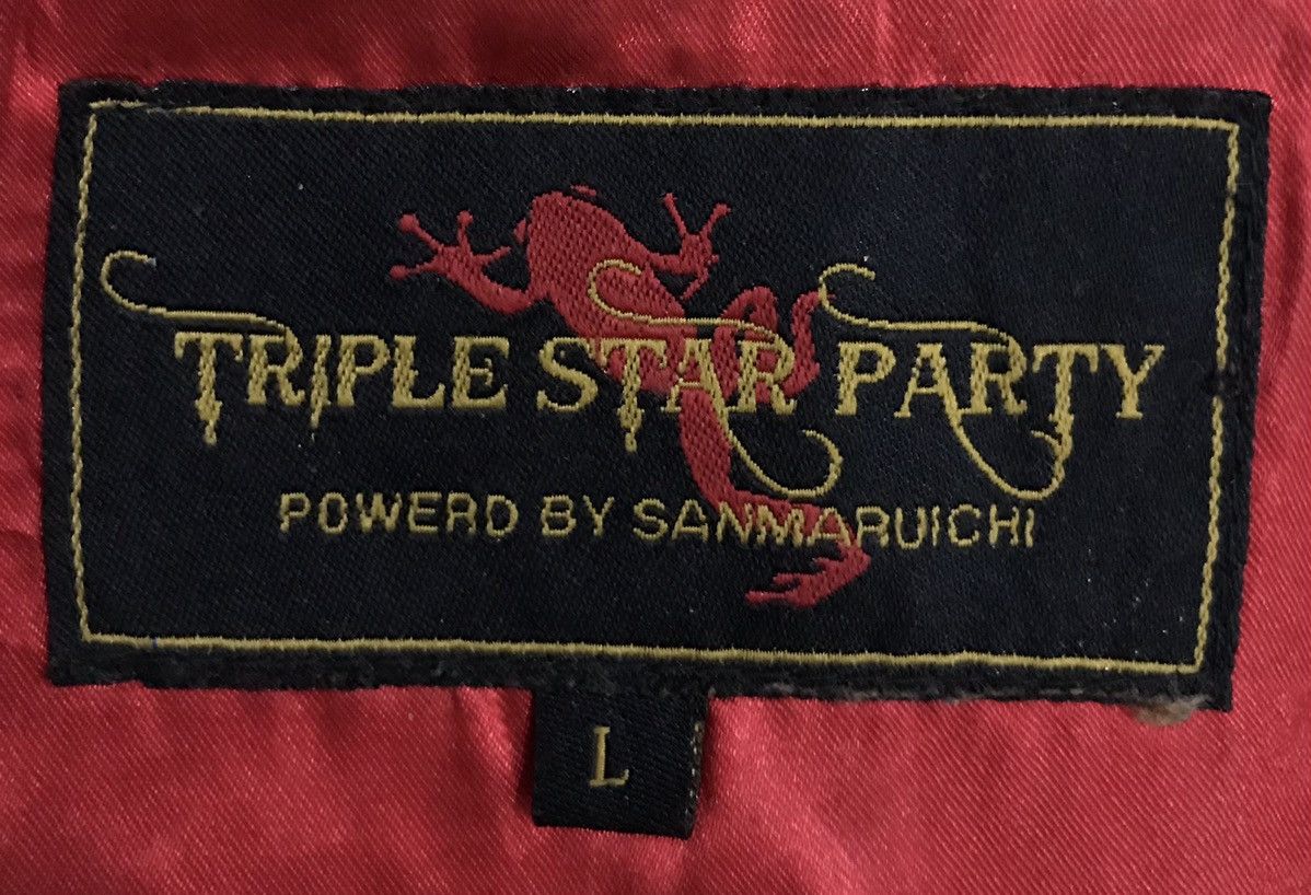 Japanese Brand × Vintage Vintage Triple Star Party Powerd By Sanmaruichi Jacket Size US L / EU 52-54 / 3 - 18 Thumbnail