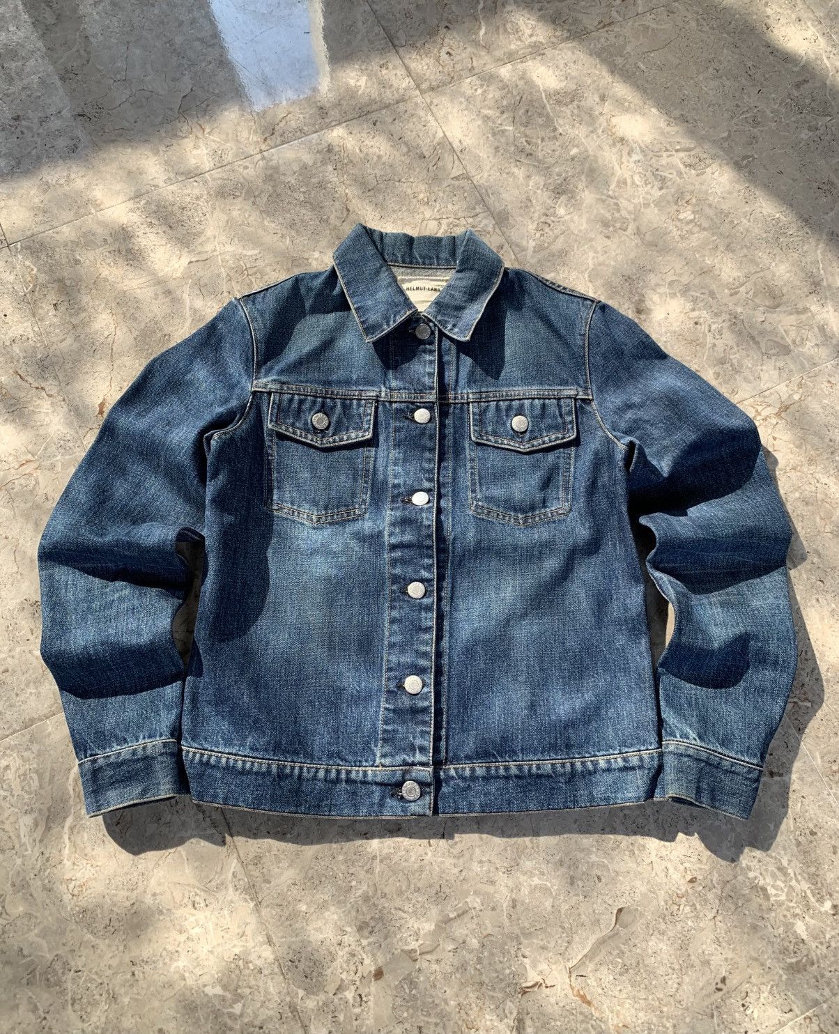 Helmut Lang Vtg Helmut Lang Classic 1998 Type-II Trucker Denim Jacket Size S / US 4 / IT 40 - 1 Thumbnail