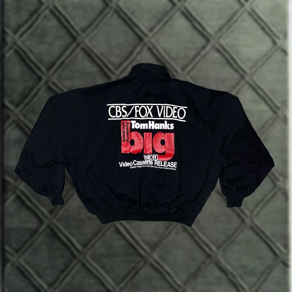 Vintage 90s Tom Hanks “Big” Movie Promo Jacket Video Cassette Release RARE