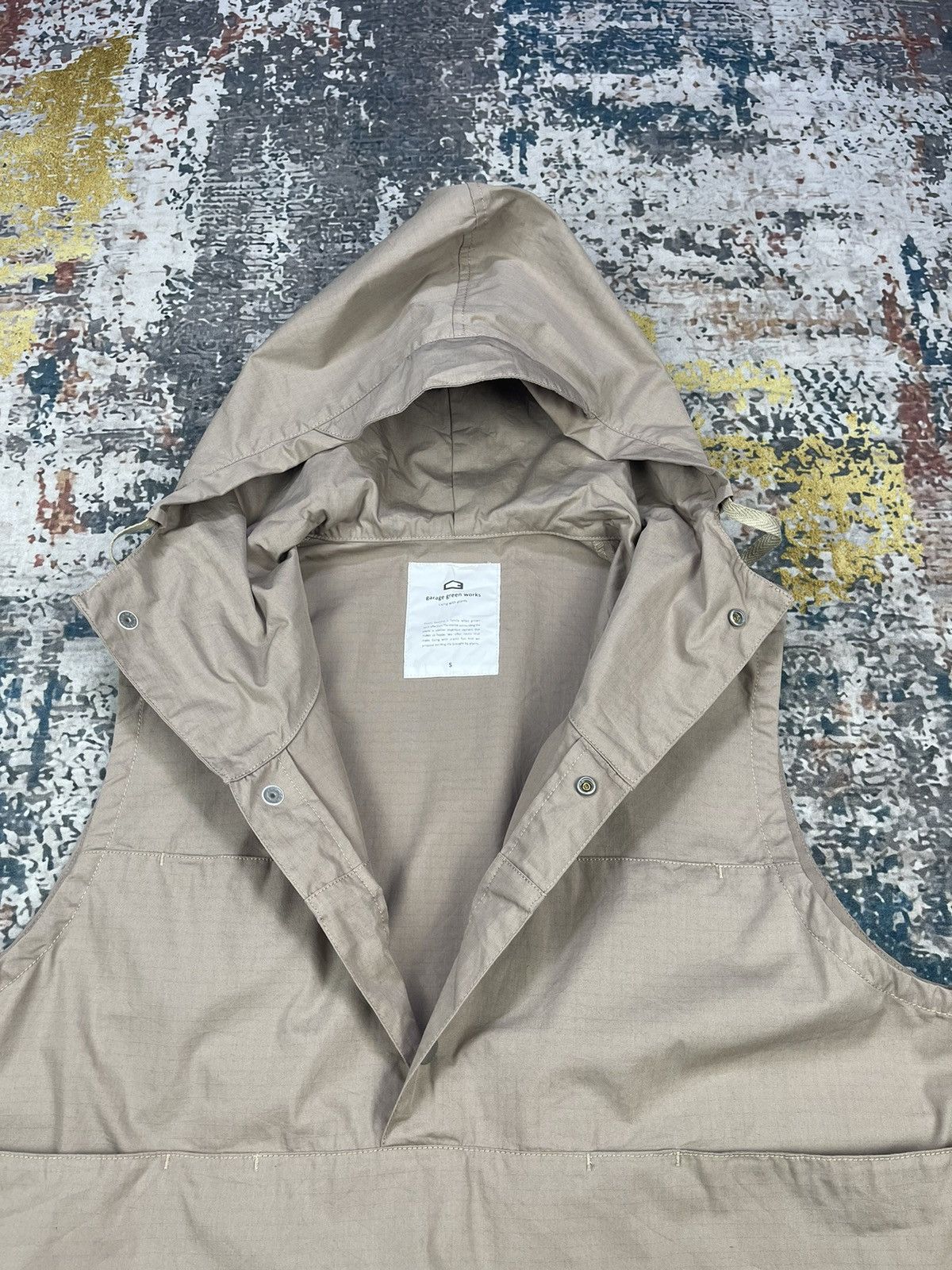 Japanese Brand Garage Green Works Multi Pocket Ripstop Field Vest Size US S / EU 44-46 / 1 - 11 Thumbnail