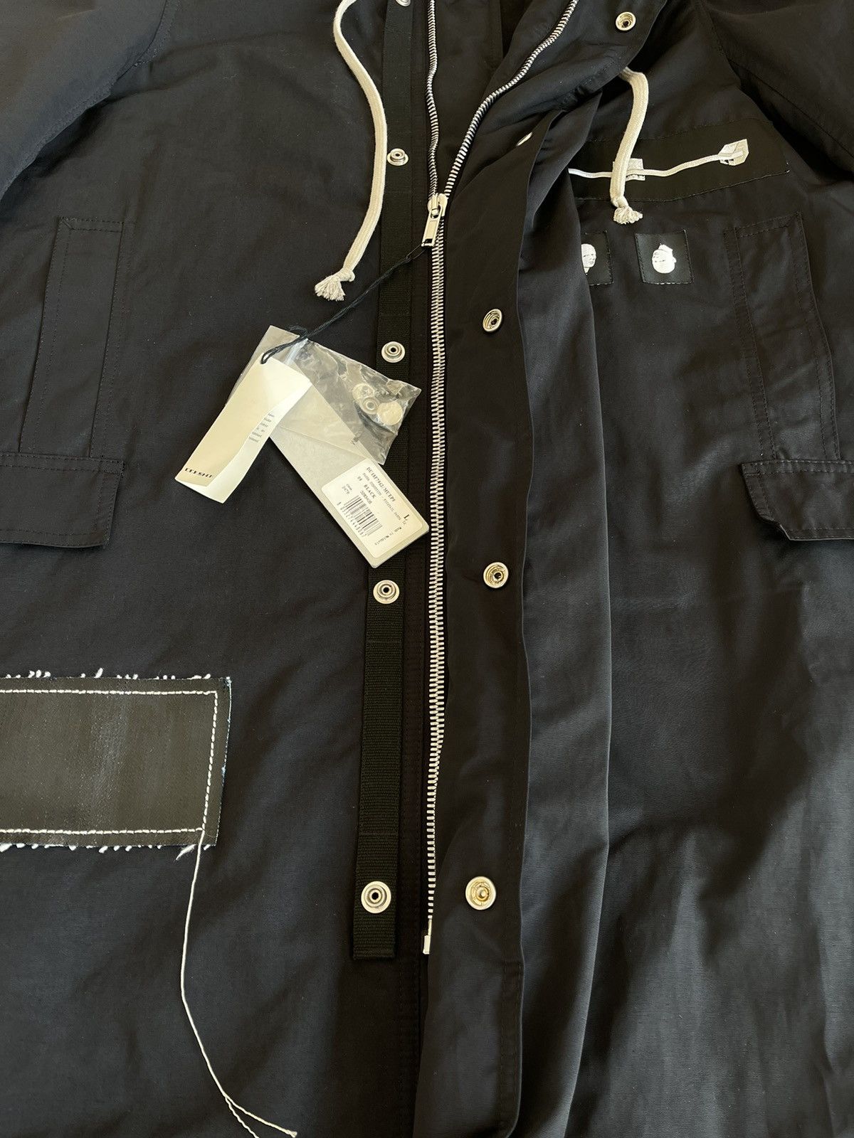 Rick Owens Drkshdw FW2018 Graphic Padded Fishtail Parka Jacket Size US L / EU 52-54 / 3 - 5 Thumbnail