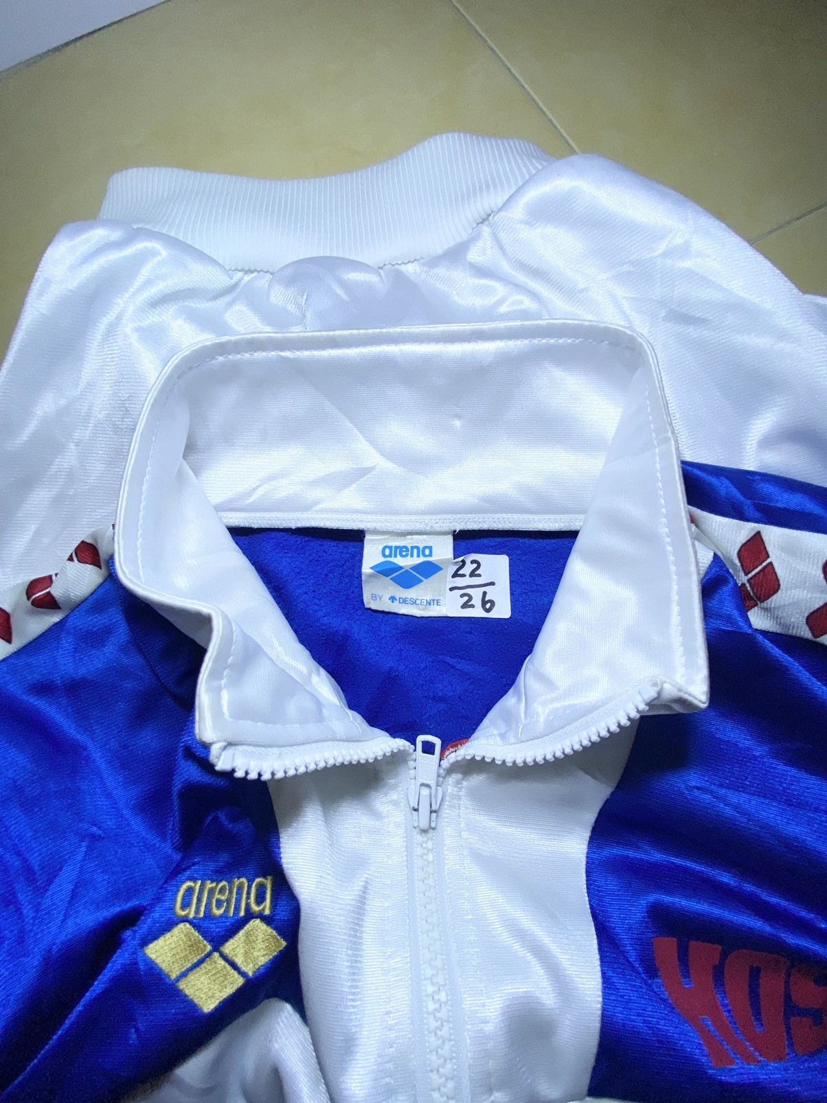 Japanese Brand × Vintage VINTAGE ARENA SWIMMING CLUB HUSLSC TRACKTOP JACKET SIDETAPE Size US M / EU 48-50 / 2 - 10 Thumbnail