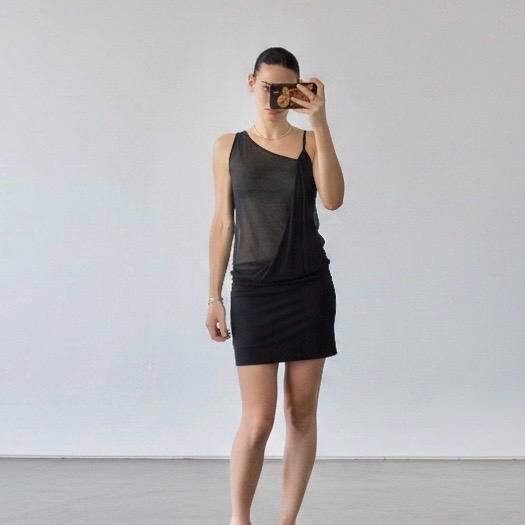 Other The Cop Copine Draped Mesh Dress Size ONE SIZE - 3 Thumbnail