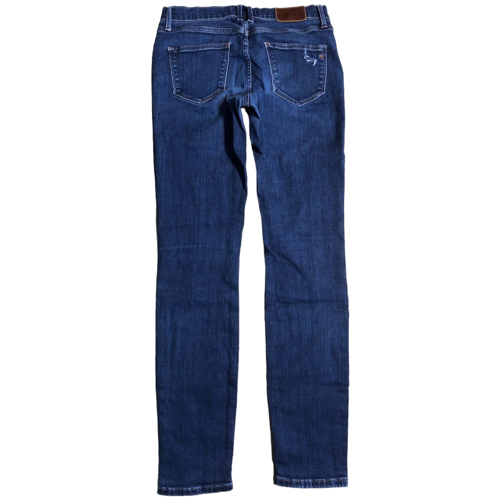 Madewell Madewell Jeans Skinny Womens 26 29 Inseam Blue Distressed Denim 5-Pocket Zip Belt Loops Slim Modern Bohemian City Classic Preppy Size 26" / US 2 / IT 38 - 2 Thumbnail