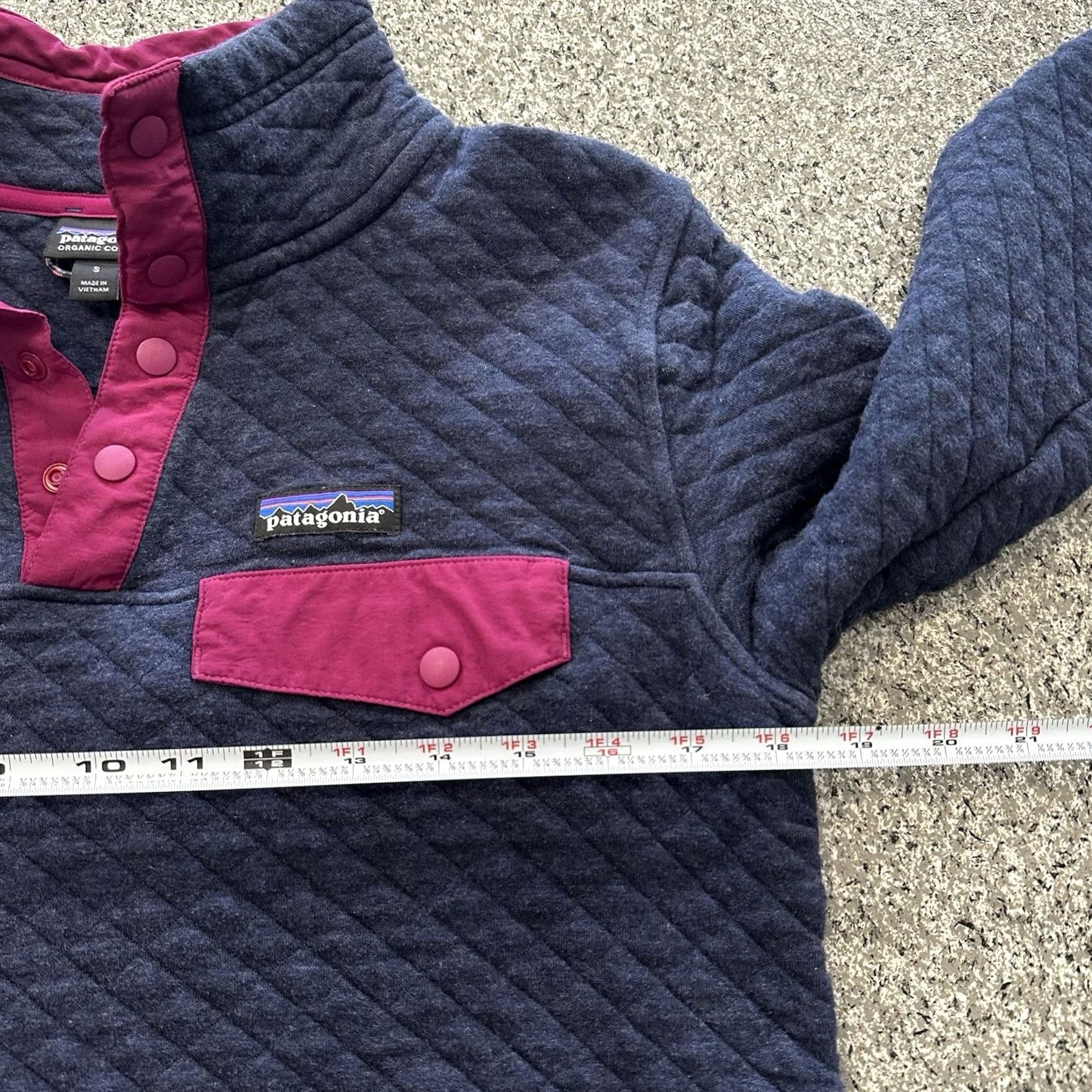 Patagonia Patagonia Pullover Sweatshirt | Patagonia Sweater | S | Blue | Cotton | Snap | Long Sleeve | Women’s Size S / US 4 / IT 40 - 3 Thumbnail