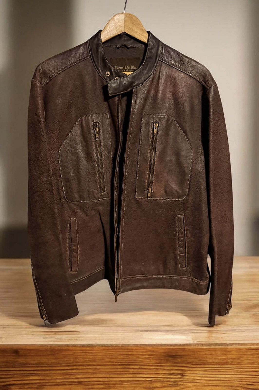 Other Rém Dillôn Brown Leather from Top Gun Leathers Size US L / EU 52-54 / 3 - 1 Thumbnail