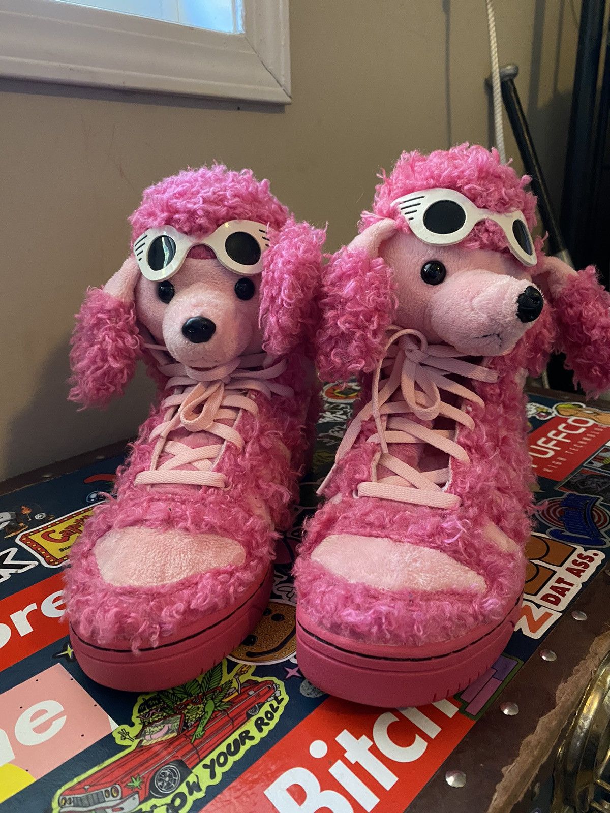 Adidas Adidas Jeremy Scott pink poodle Size US 10 / EU 43 - 2 Preview