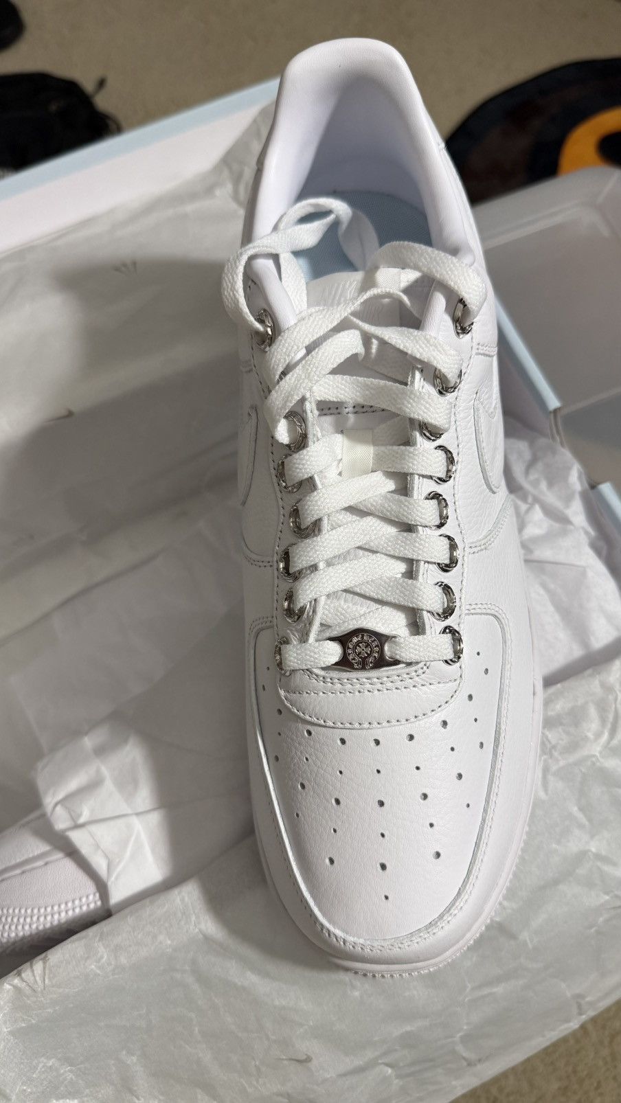 Chrome Hearts × Drake CHROME HEARTS NOCTA AIR FORCE 1 LOW SIZE 12 CLB Size US 12 / EU 45 - 6 Thumbnail