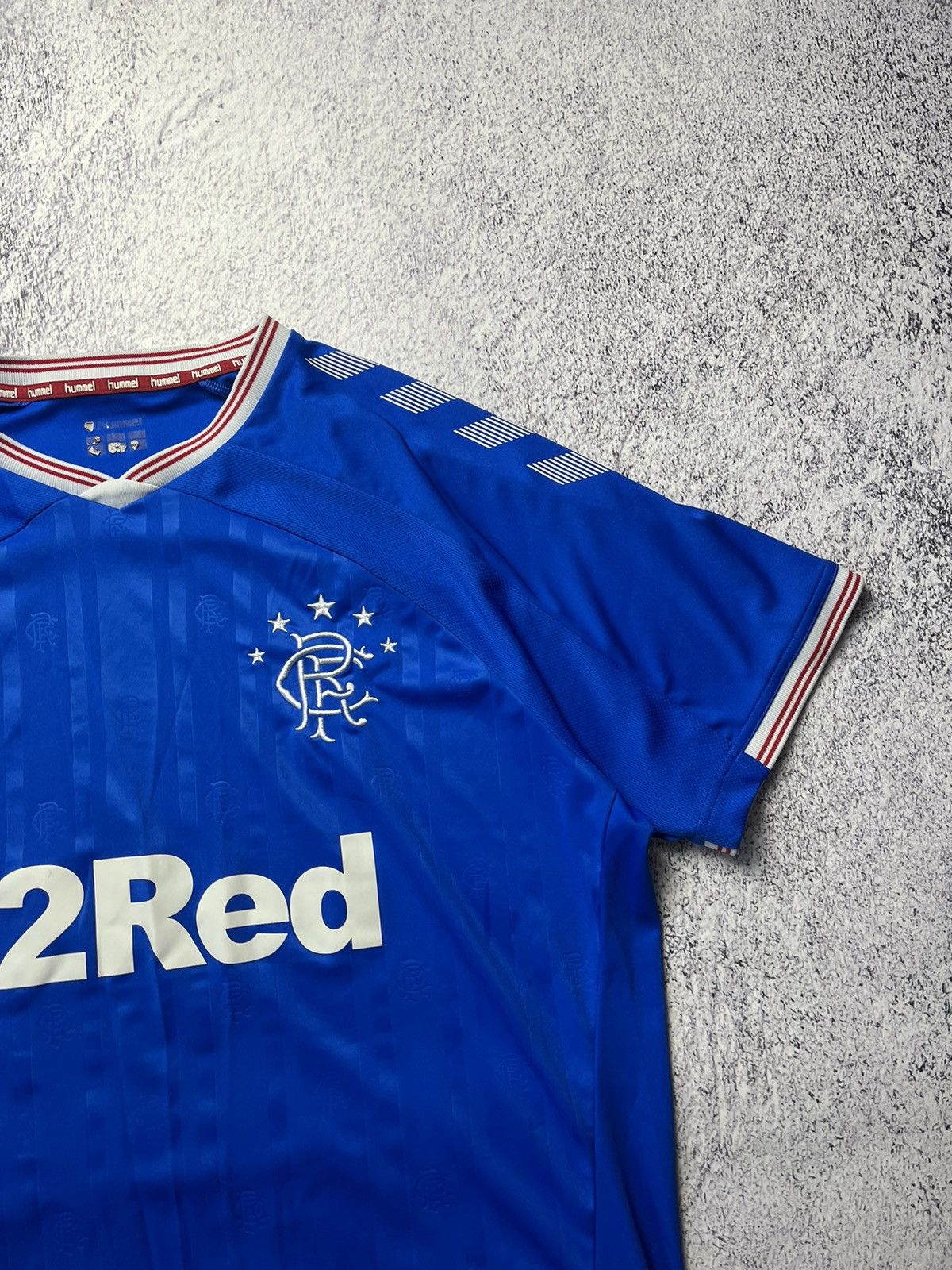 Hummel Hummel Rangers 2019-20 home football shirt jersey size XL Size US XL / EU 56 / 4 - 8 Thumbnail