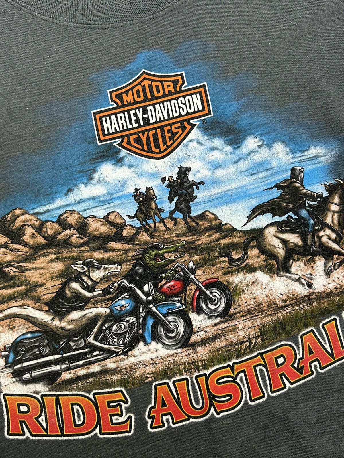 Harley Davidson × Vintage Vintage Harley-Davidson Rare 2010 Big Logo Long Sleeve Size US M / EU 48-50 / 2 - 5 Thumbnail