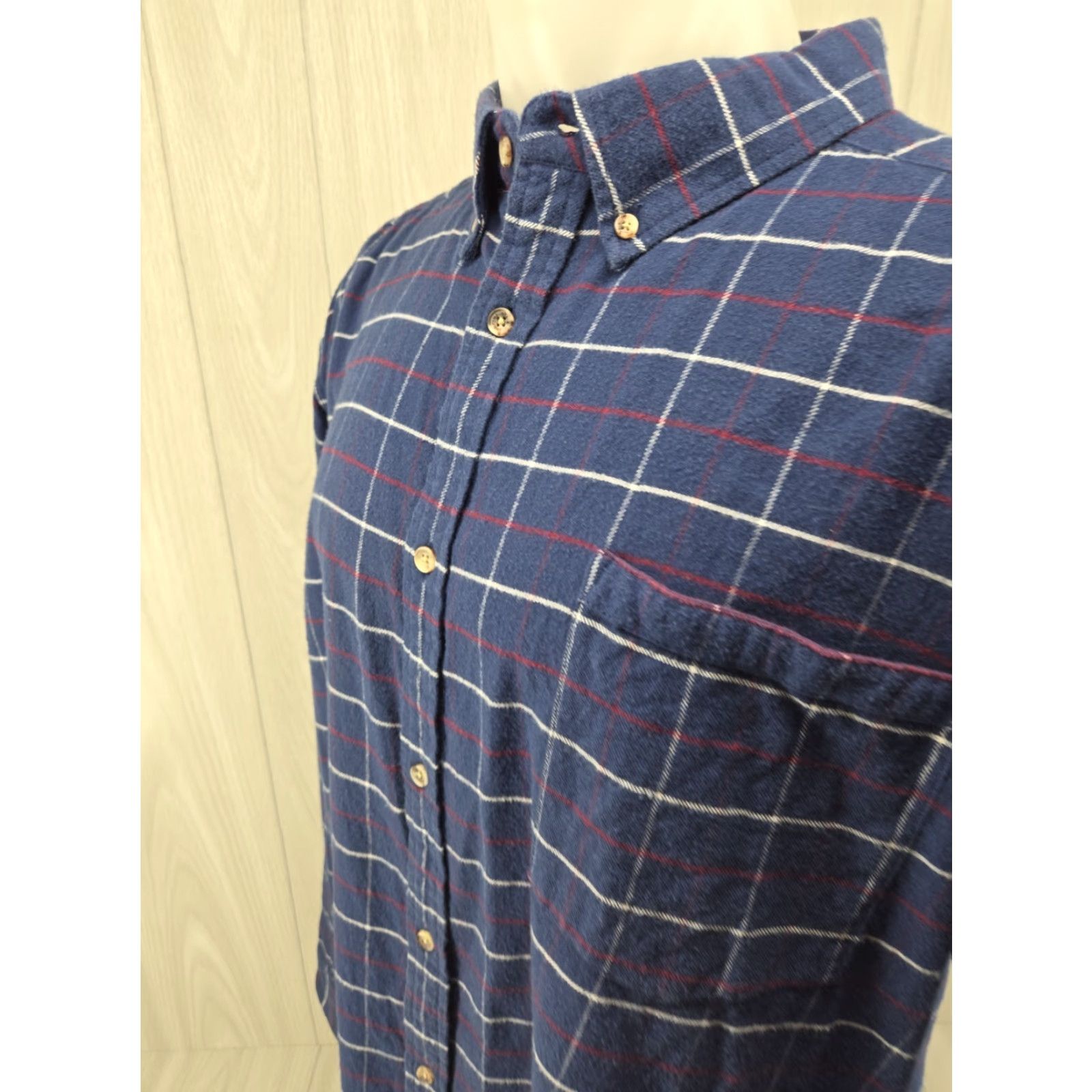 Mountain Khakis VINTAGE Mountain Khakis Shirt Mens XXL Blue Button-Up Cotton Plaid Flannel Size US XXL / EU 58 / 5 - 5 Thumbnail