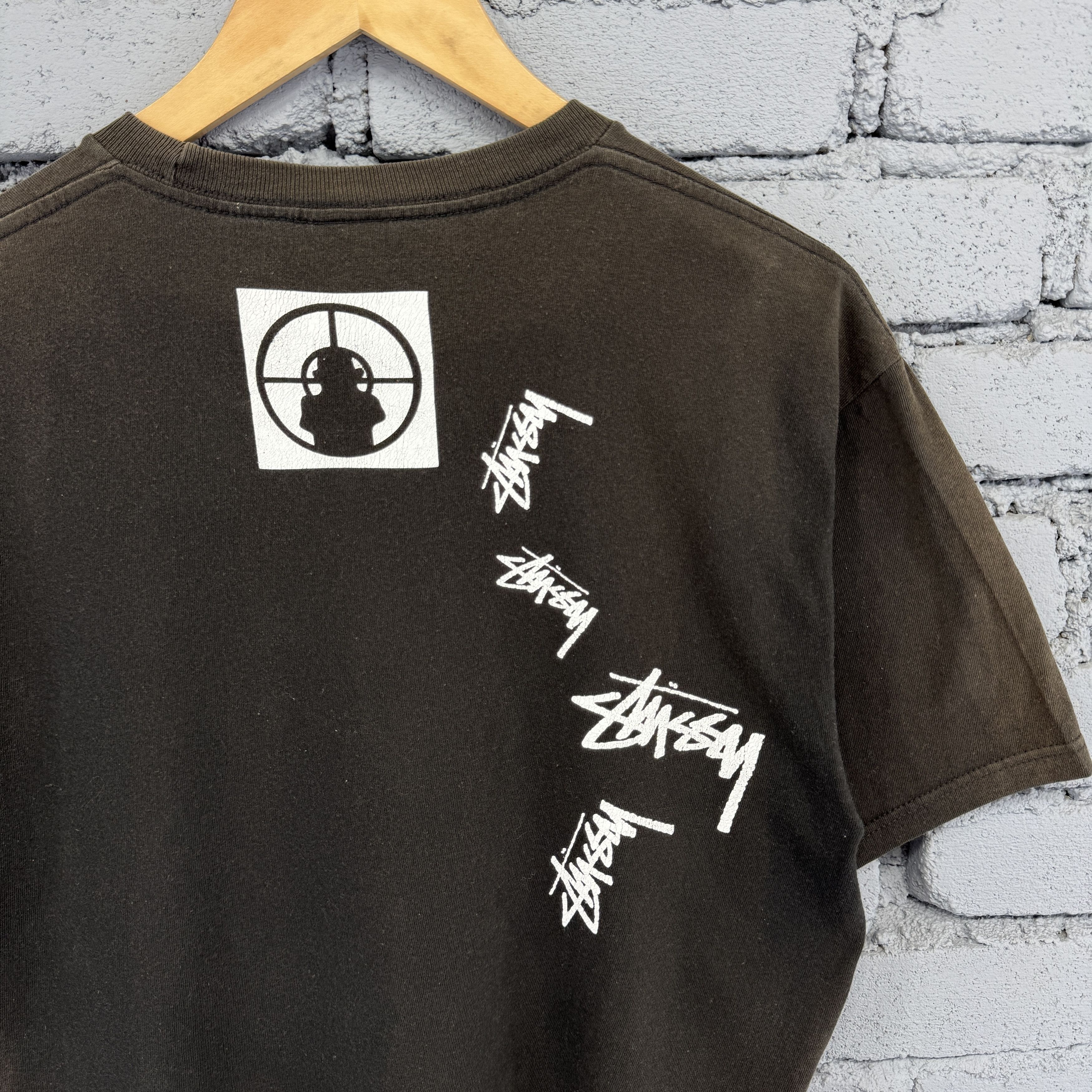 Stussy Vintage 90s Stussy Ruft 8 Bikini Riot Sunfaded Tshirt Size US M / EU 48-50 / 2 - 7 Thumbnail