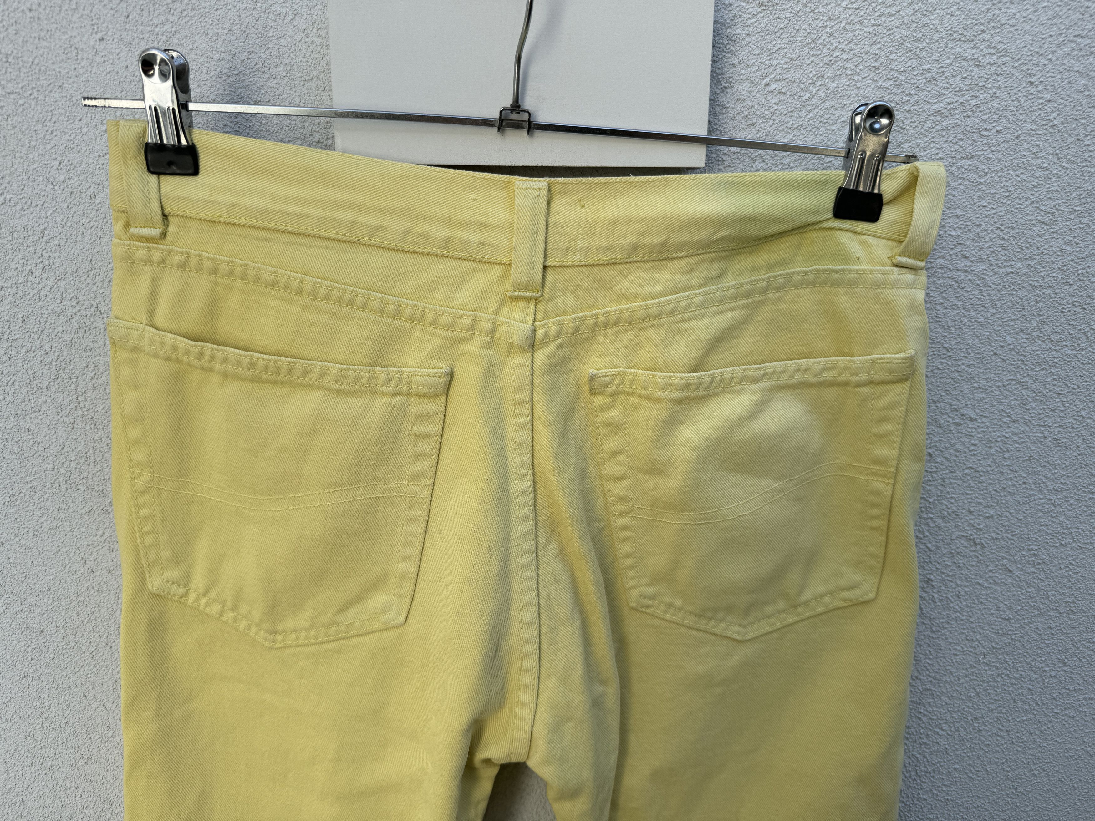 Dolce & Gabbana D&G DOLCE & GABBANA VINTAGE 90s YELLOW JEANS US32 Size US 32 / EU 48 - 5 Thumbnail